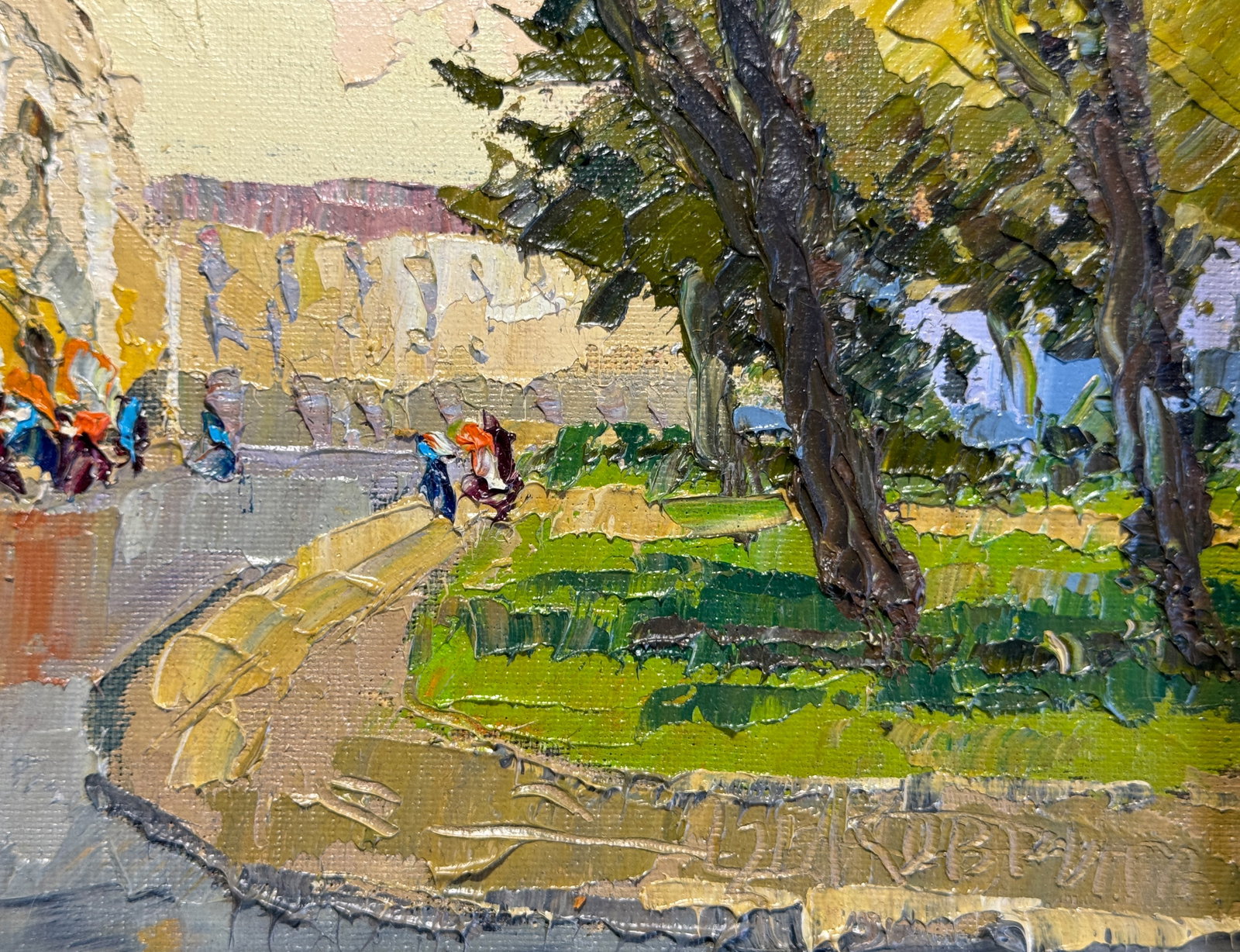 Oil painting with frame Ivan Franko National University of Lviv K. Leonid - 8