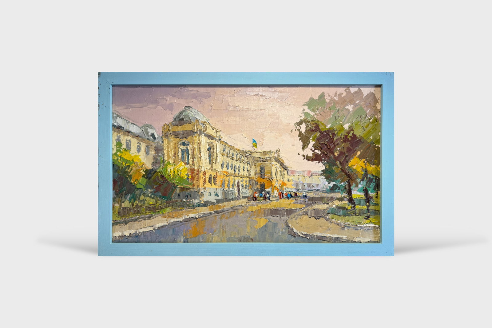 Oil painting with frame Ivan Franko National University of Lviv K. Leonid - 10
