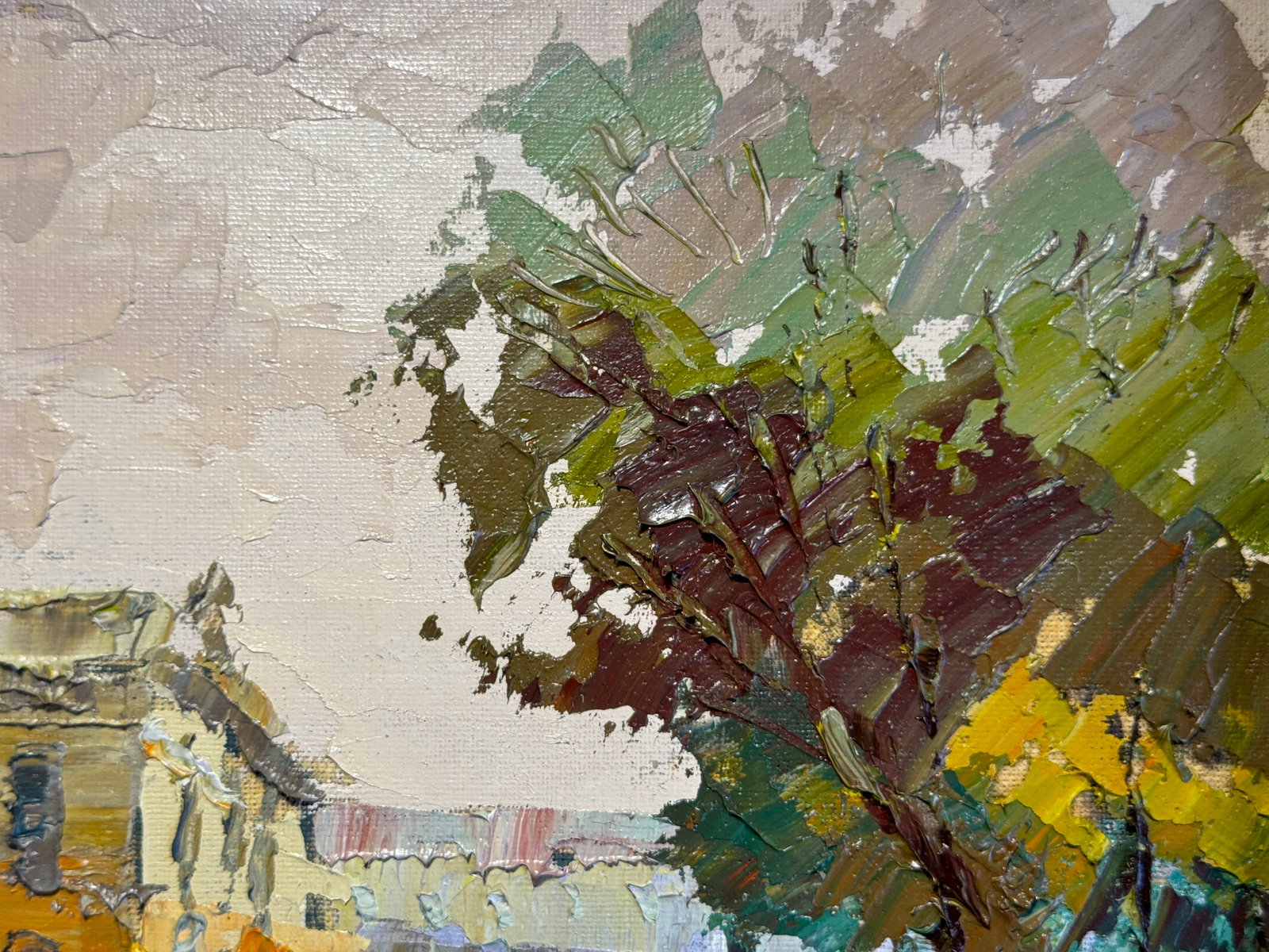 Oil painting with frame Ivan Franko National University of Lviv K. Leonid - 6
