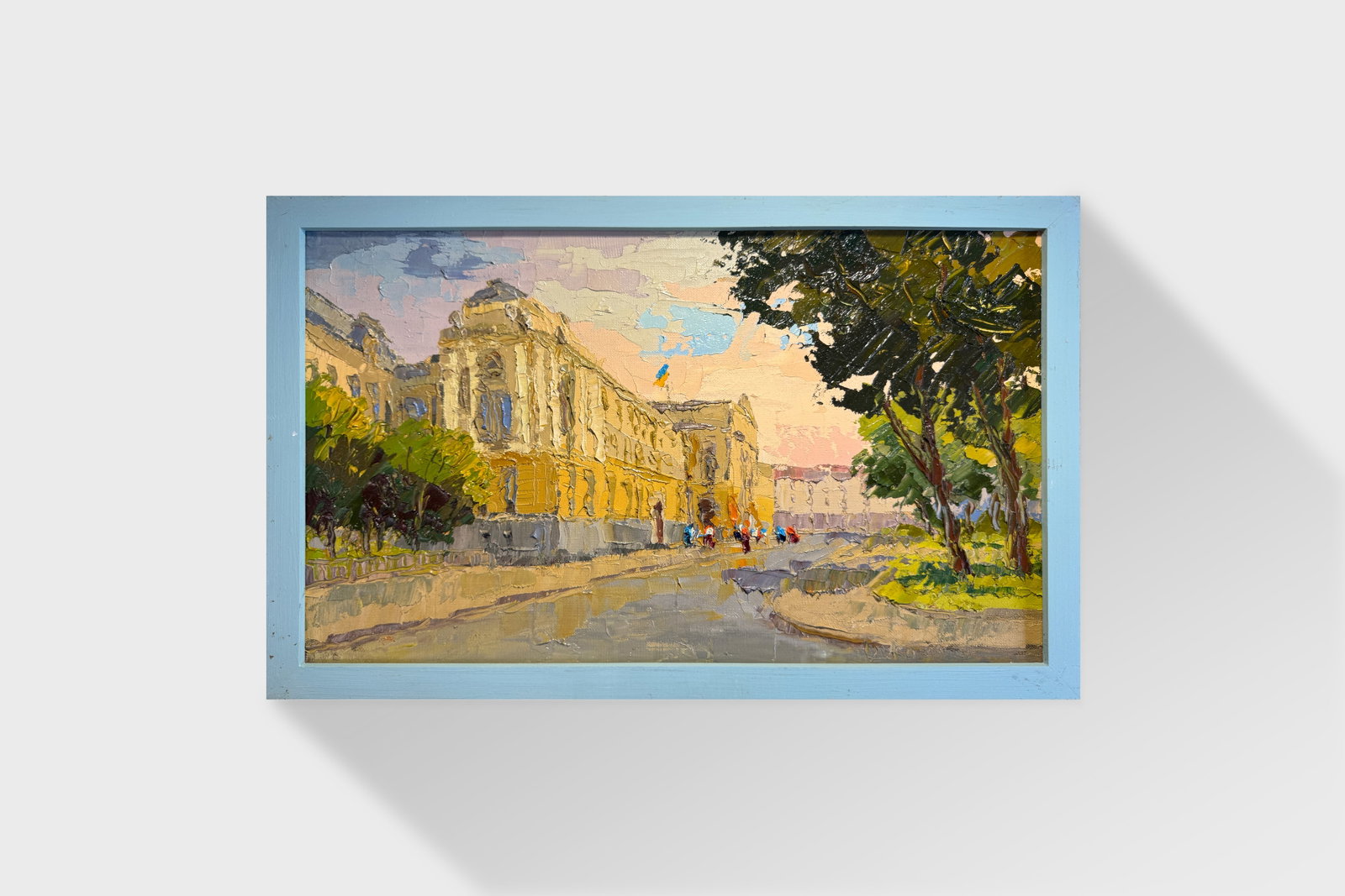 Oil painting with frame Ivan Franko National University of Lviv K. Leonid - 10