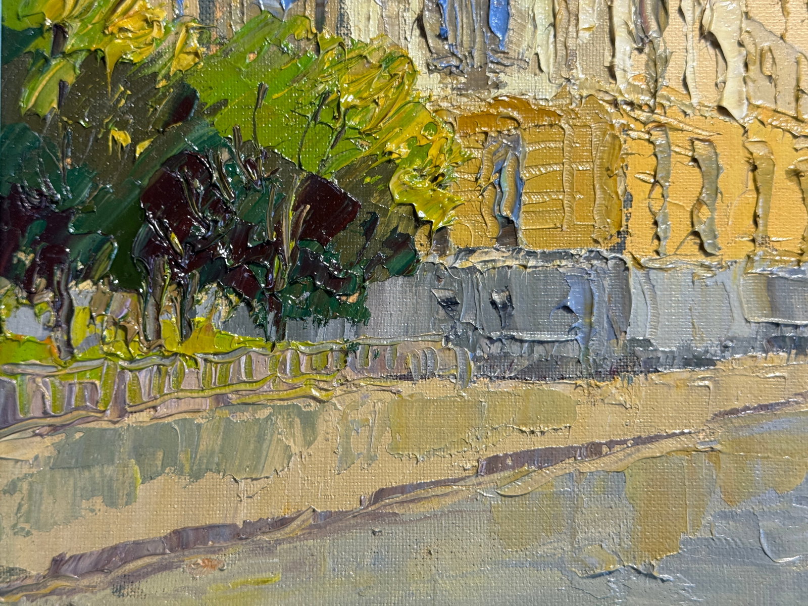 Oil painting with frame Ivan Franko National University of Lviv K. Leonid - 3