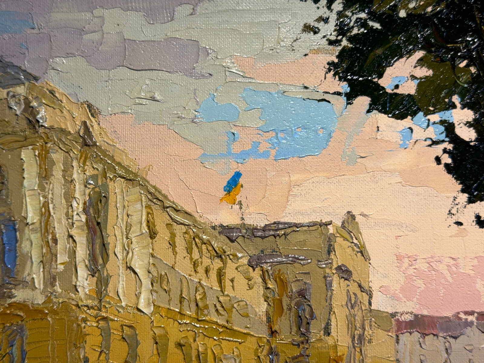 Oil painting with frame Ivan Franko National University of Lviv K. Leonid - 5