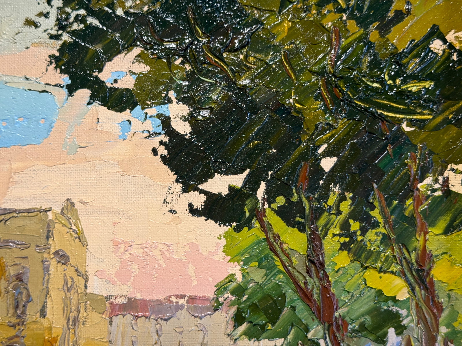 Oil painting with frame Ivan Franko National University of Lviv K. Leonid - 6