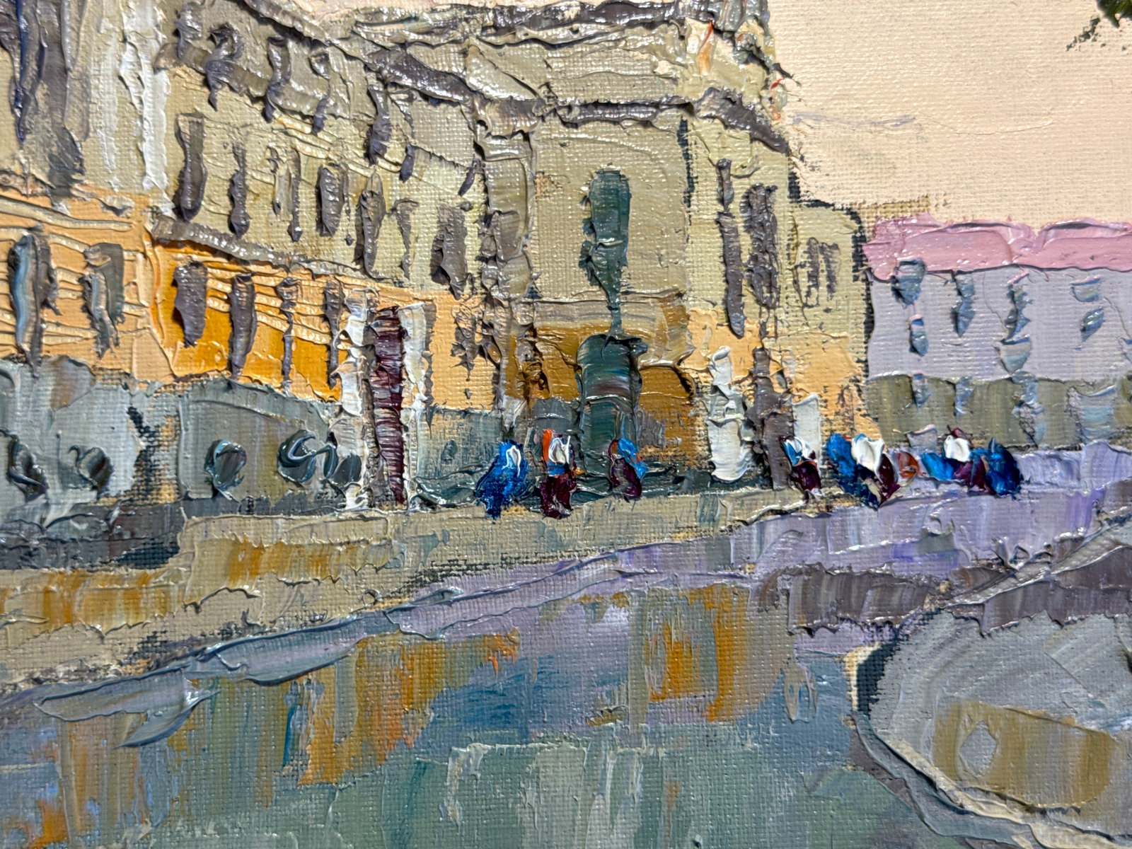 Oil painting with frame Ivan Franko National University of Lviv K. Leonid - 4