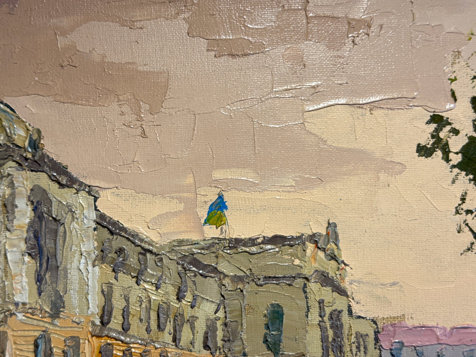Oil painting with frame Ivan Franko National University of Lviv K. Leonid - 5