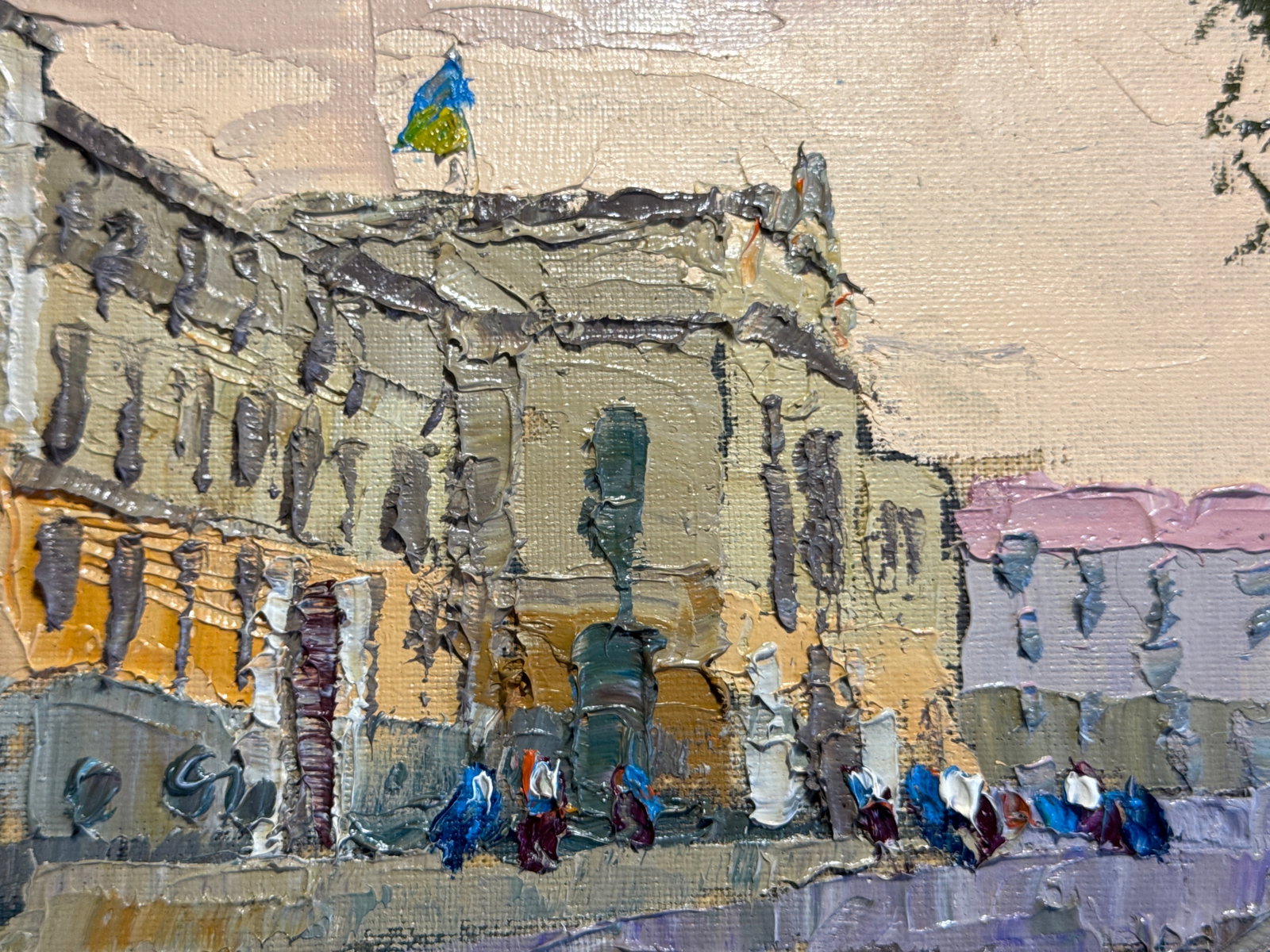 Oil painting with frame Ivan Franko National University of Lviv K. Leonid - 8