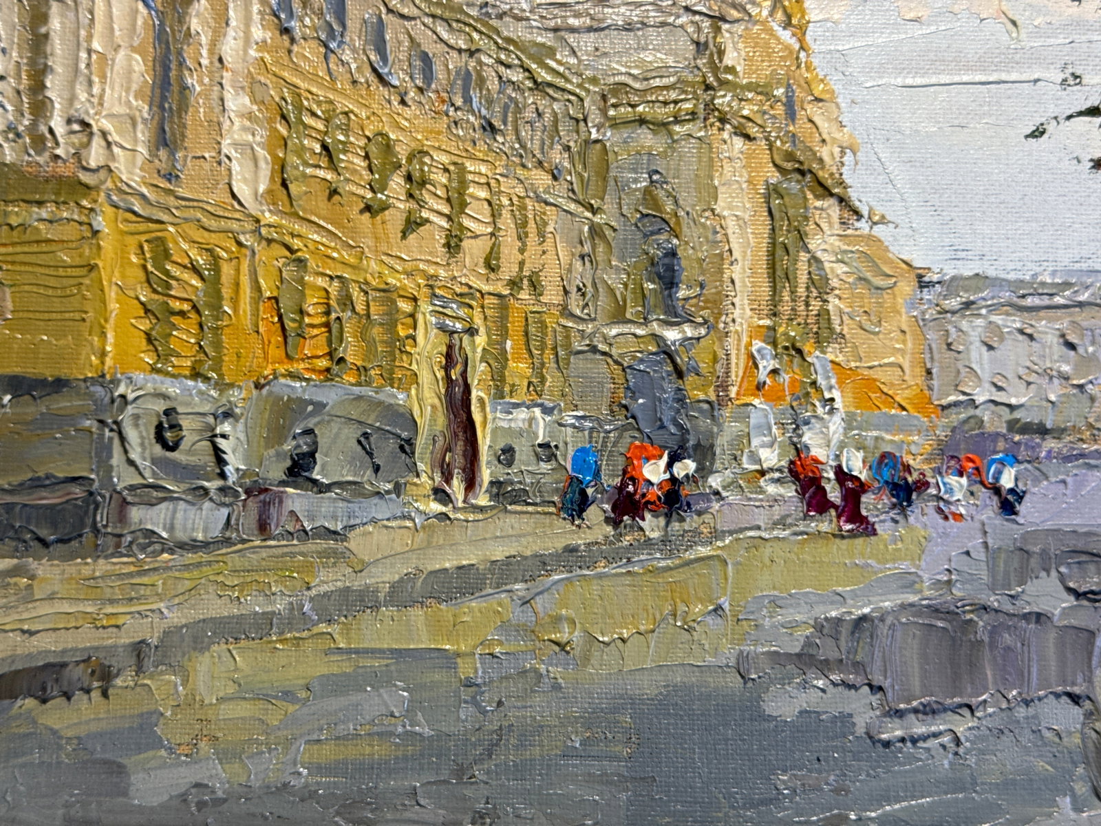 Oil painting with frame Ivan Franko National University of Lviv K. Leonid - 4