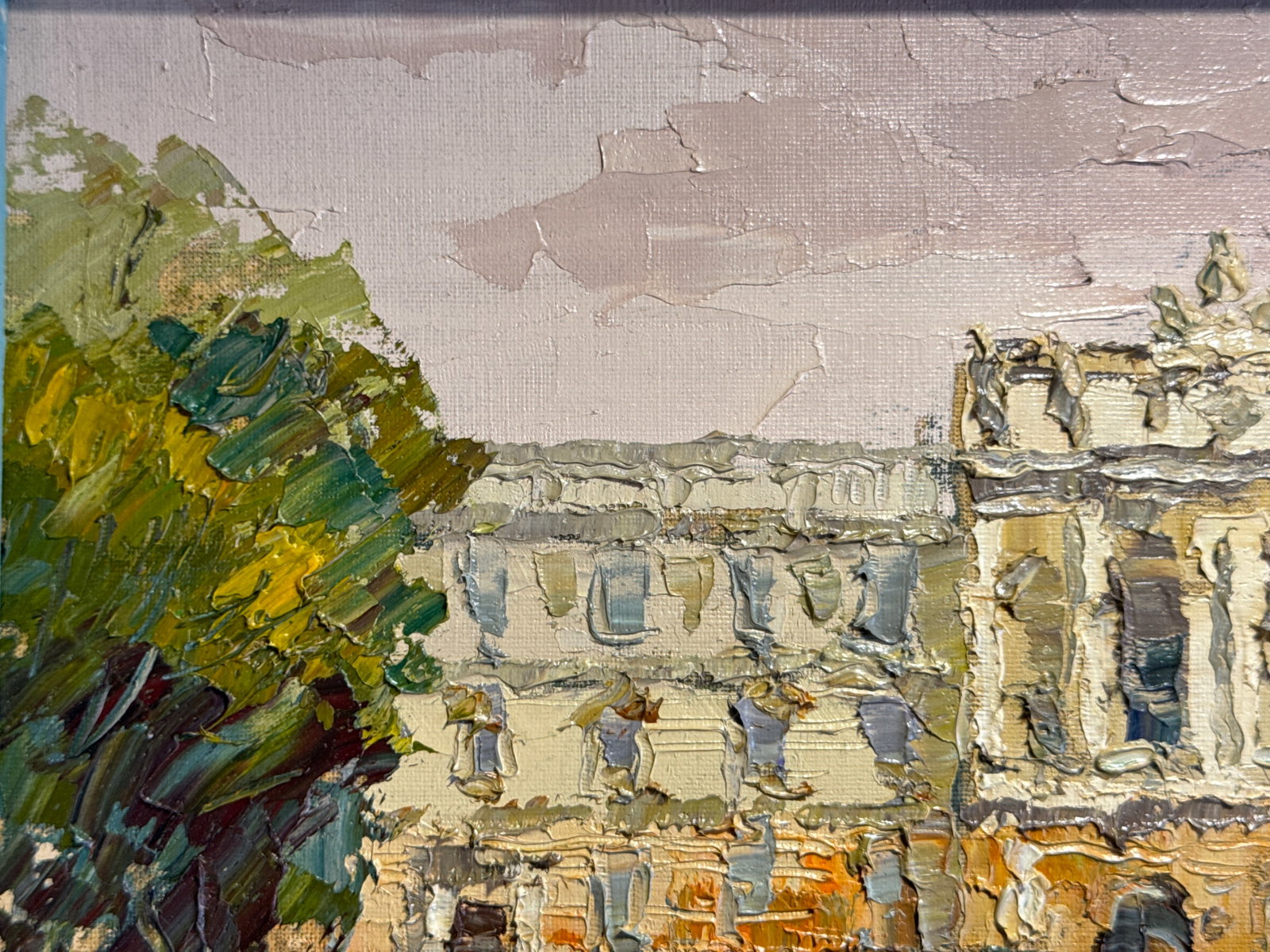Oil painting with frame Ivan Franko National University of Lviv K. Leonid - 2