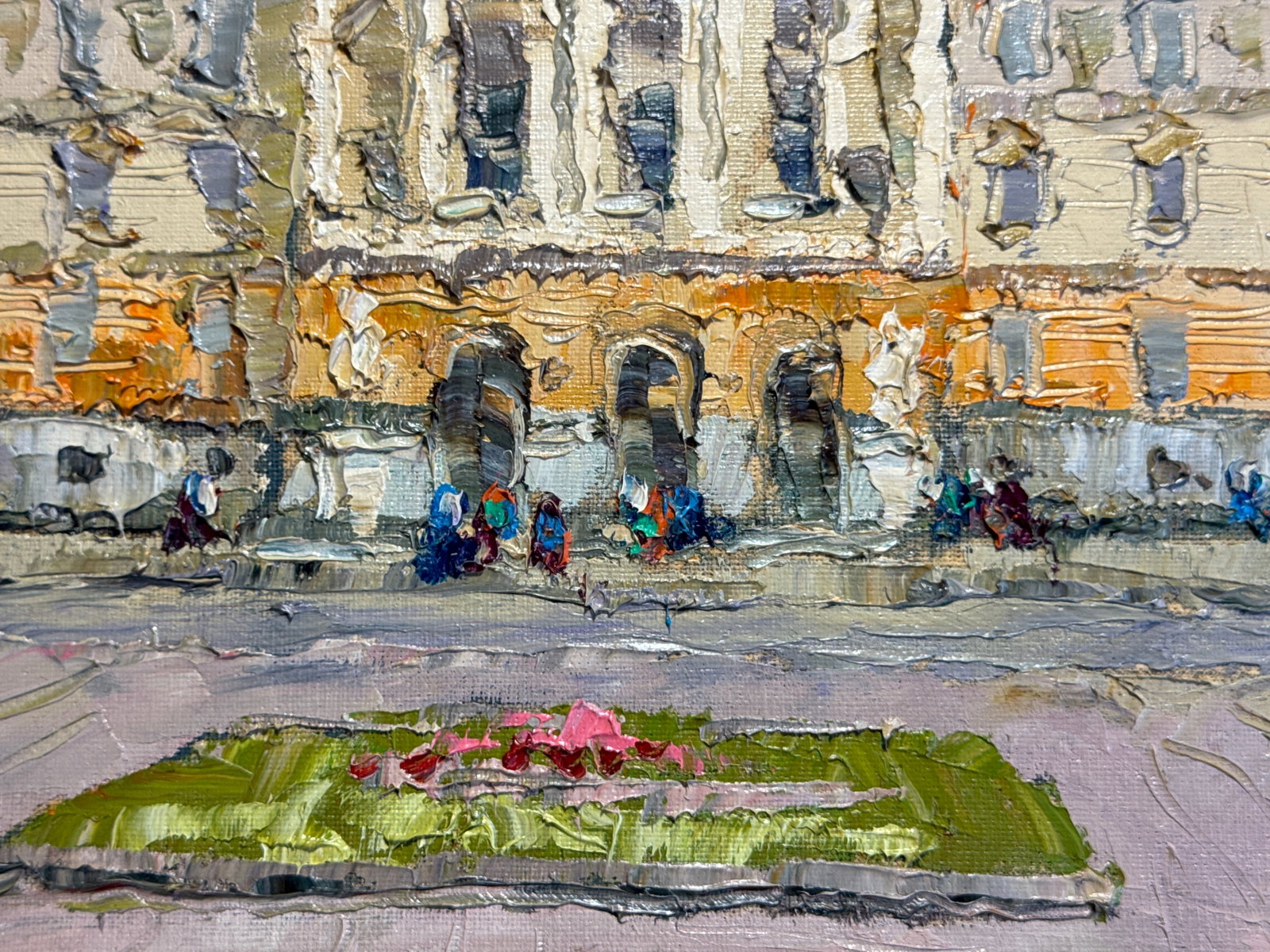 Oil painting with frame Ivan Franko National University of Lviv K. Leonid - 4