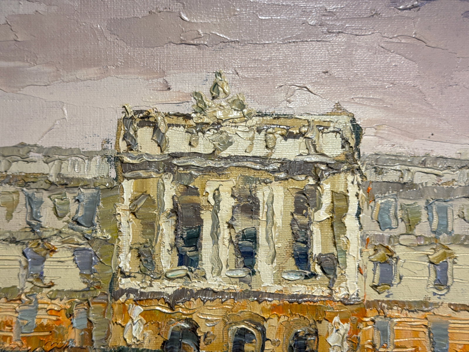 Oil painting with frame Ivan Franko National University of Lviv K. Leonid - 5