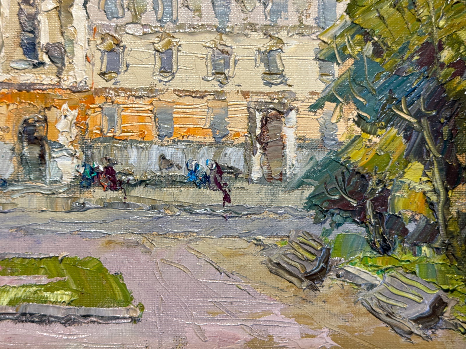 Oil painting with frame Ivan Franko National University of Lviv K. Leonid - 7