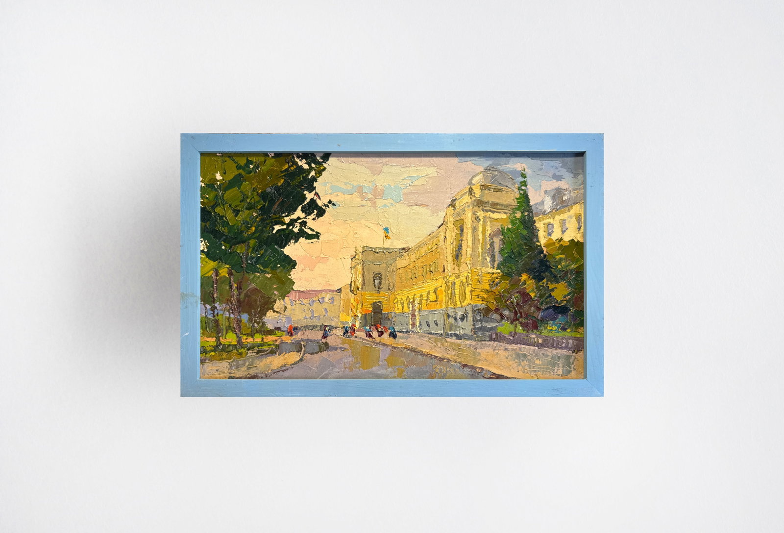 Oil painting with frame Ivan Franko National University of Lviv K. Leonid - 10