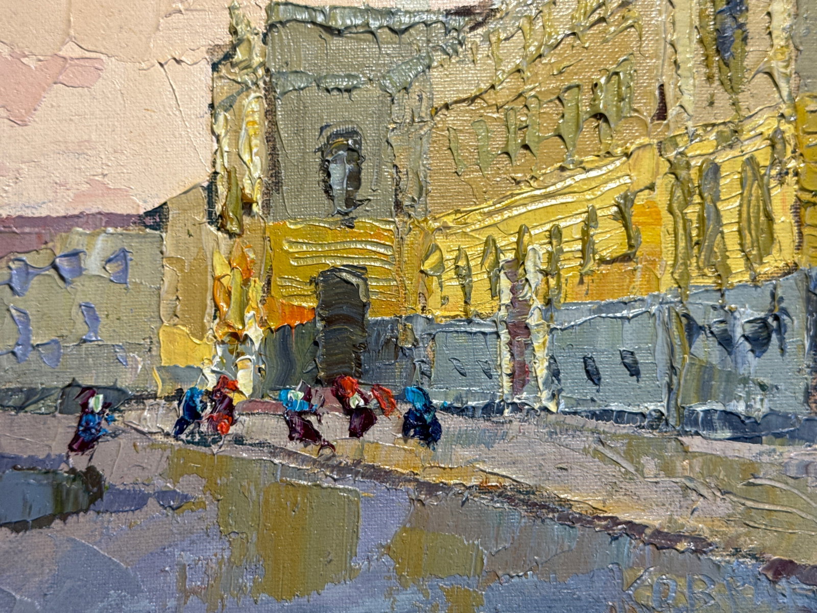 Oil painting with frame Ivan Franko National University of Lviv K. Leonid - 4