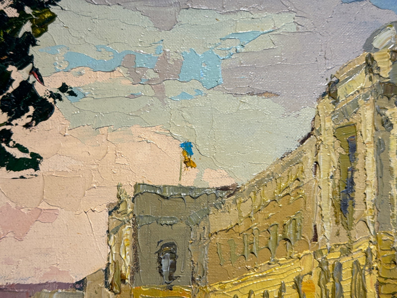 Oil painting with frame Ivan Franko National University of Lviv K. Leonid - 5