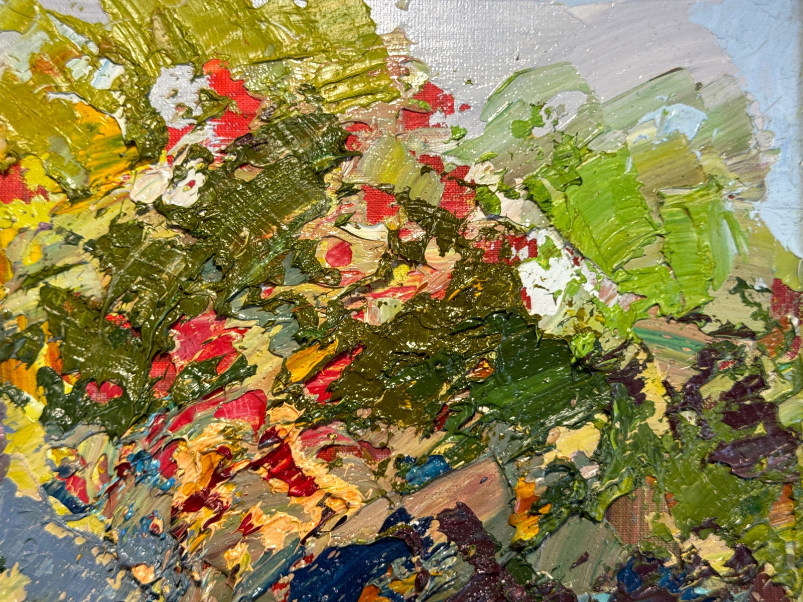 Oil painting with frame Landscape K. Leonid - 8