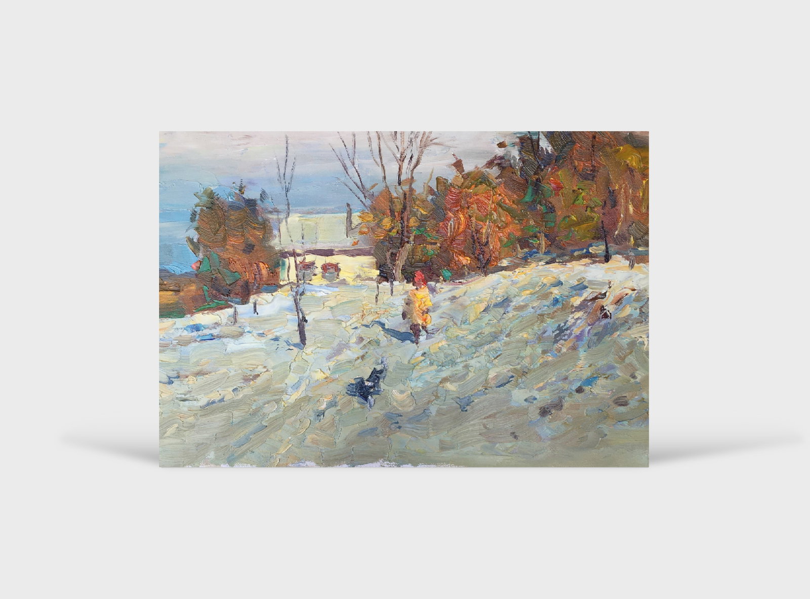 Oil painting On a walk Sergey Ivanovich Animov - 11