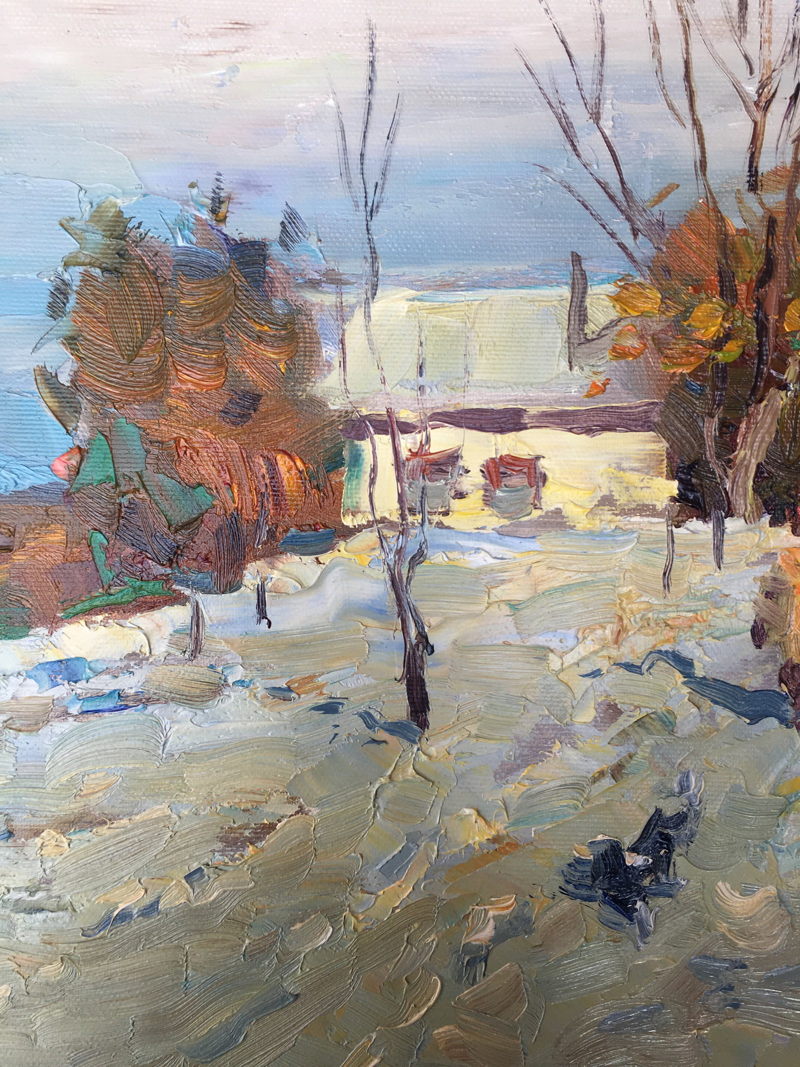 Oil painting On a walk Sergey Ivanovich Animov - 3