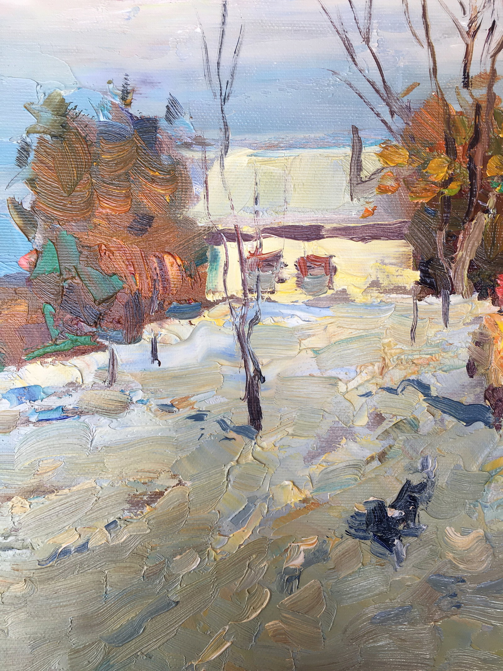 Oil painting On a walk Sergey Ivanovich Animov - 4