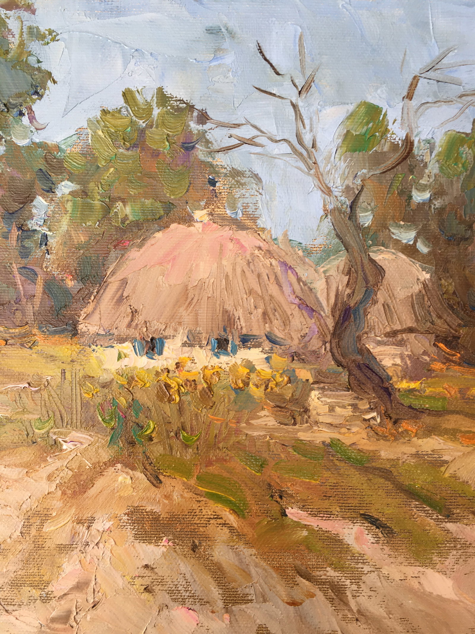 Oil painting Grandma's House Sergey Ivanovich Animov - 6