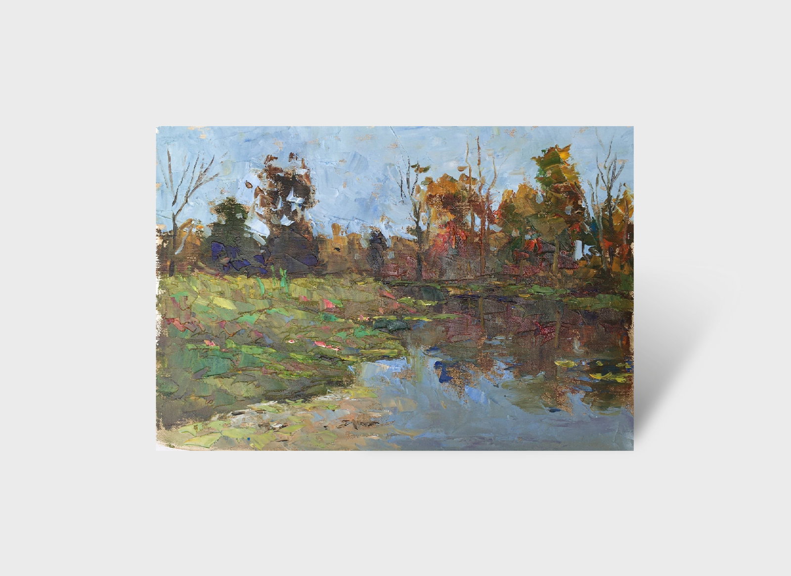 Oil painting After the rain Sergey Ivanovich Animov - 11