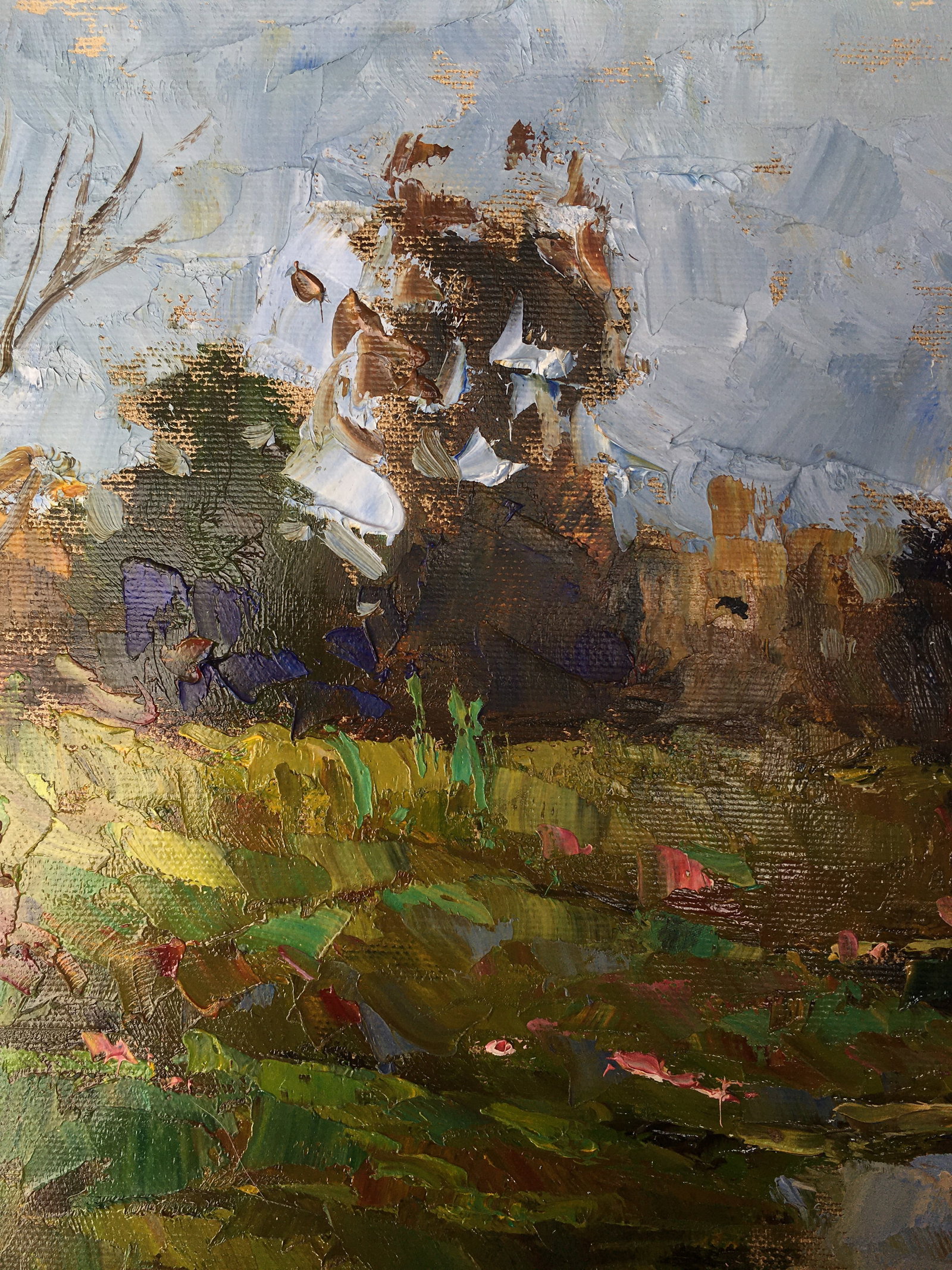 Oil painting After the rain Sergey Ivanovich Animov - 3