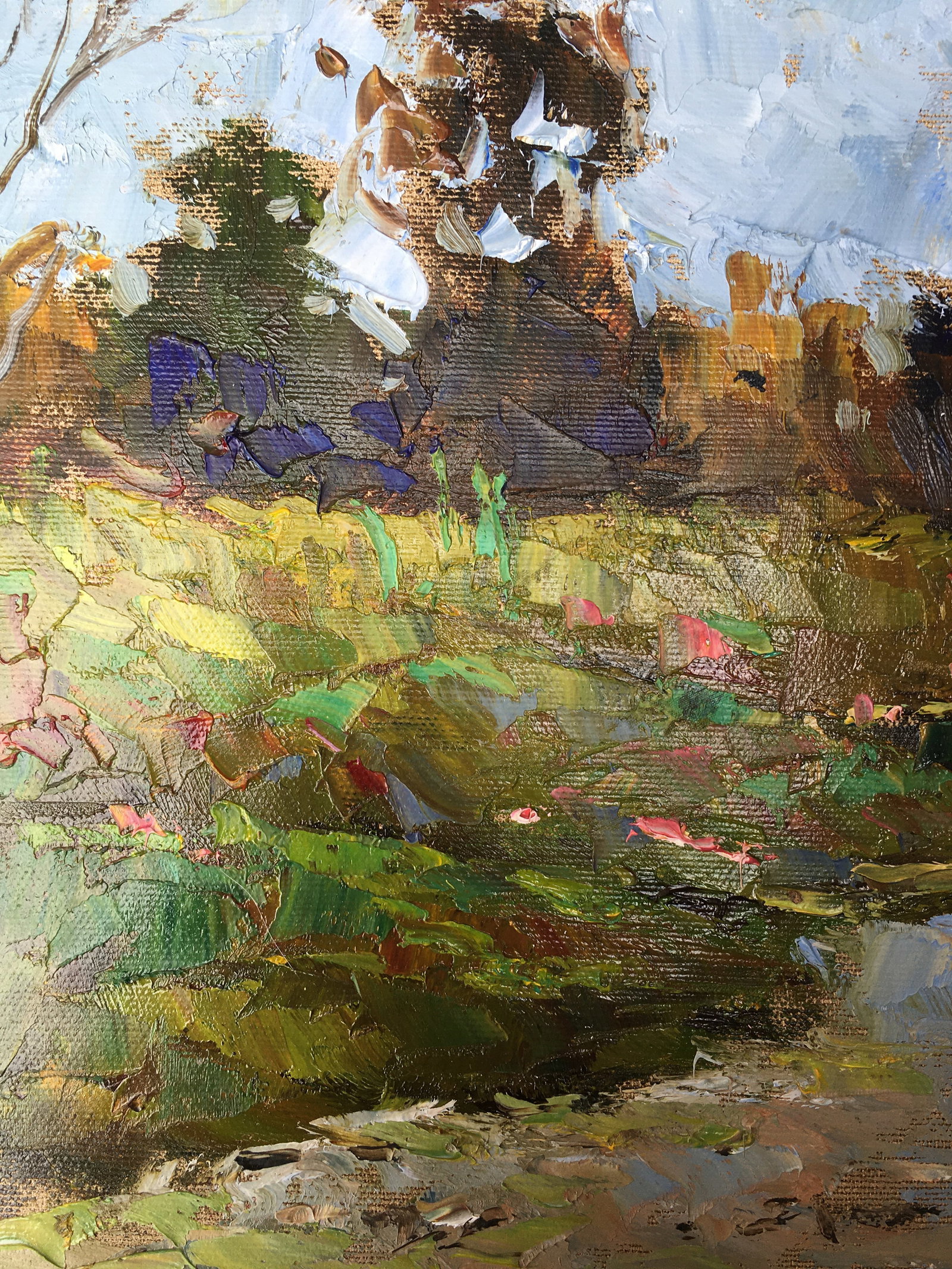 Oil painting After the rain Sergey Ivanovich Animov - 4