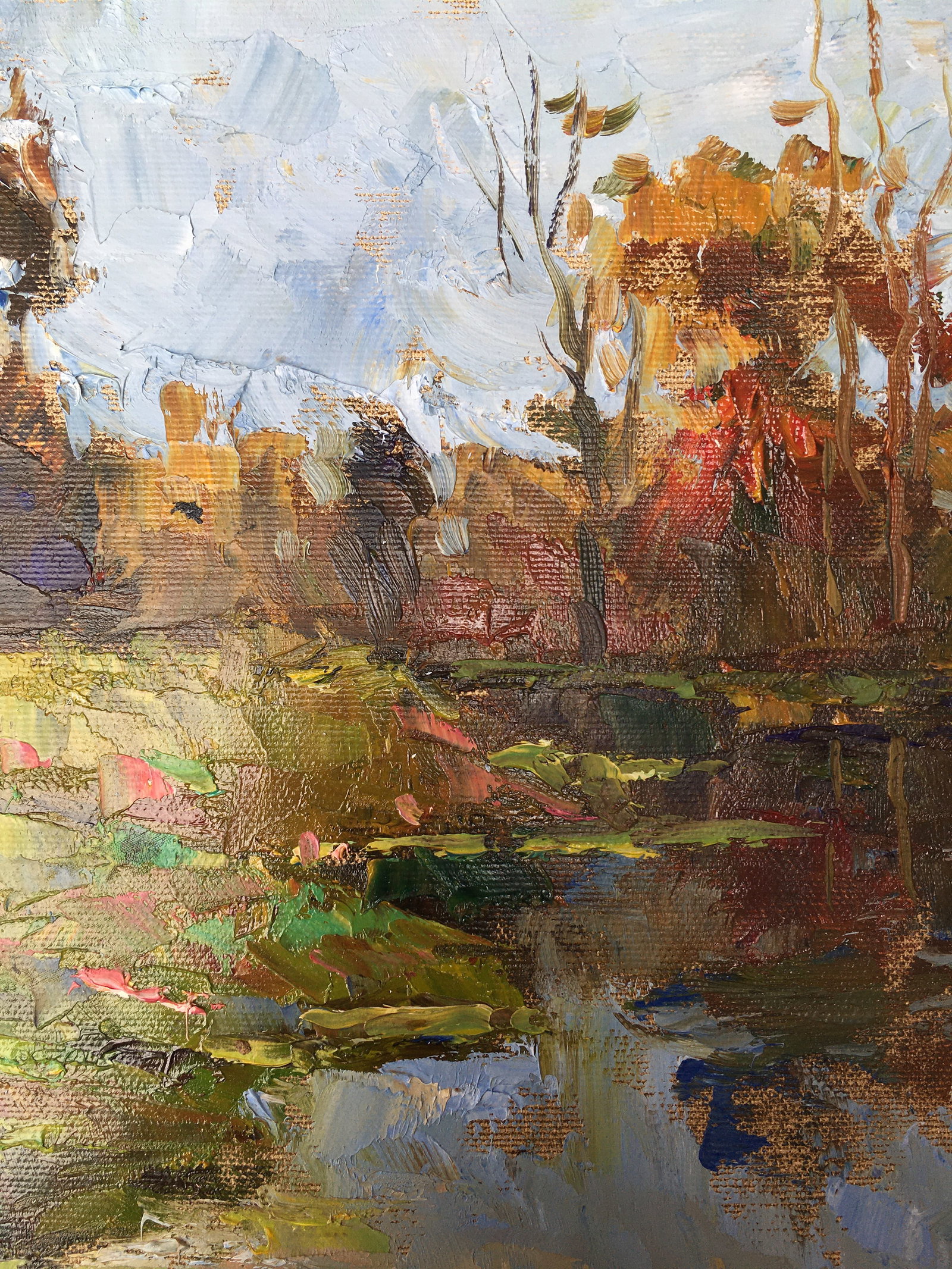 Oil painting After the rain Sergey Ivanovich Animov - 5