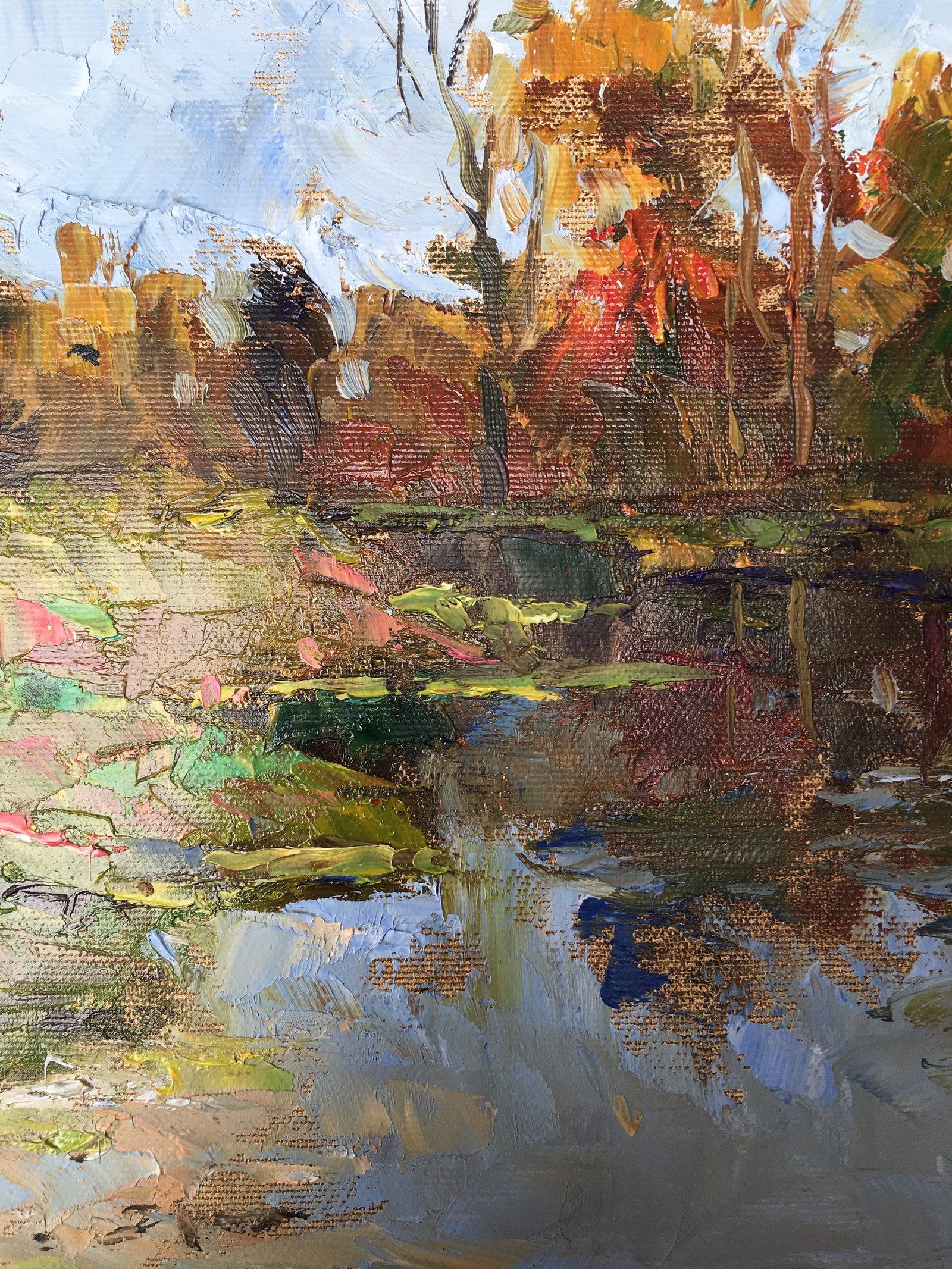 Oil painting After the rain Sergey Ivanovich Animov - 6