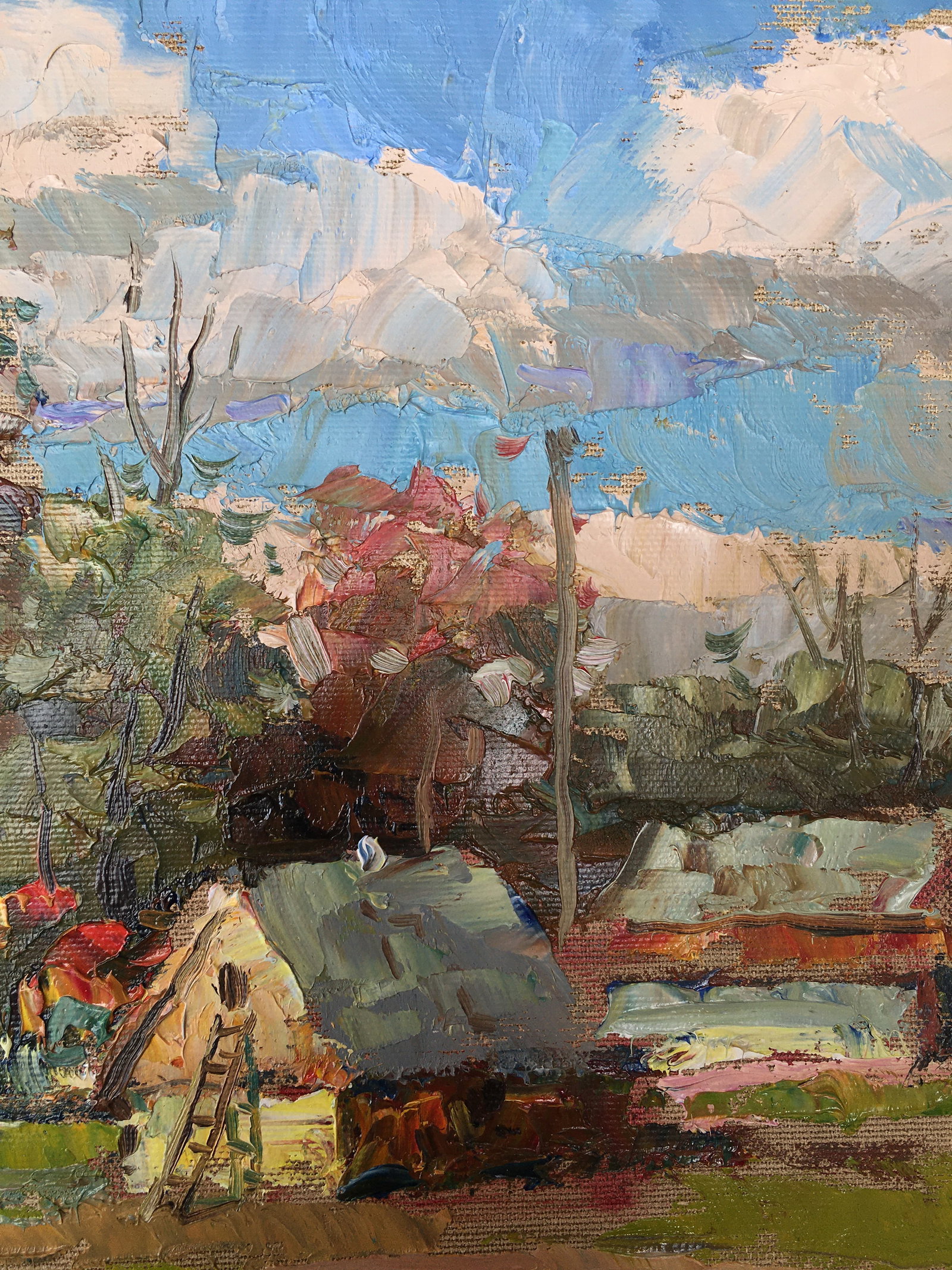 Oil painting Summer afternoon Sergey Ivanovich Animov - 7