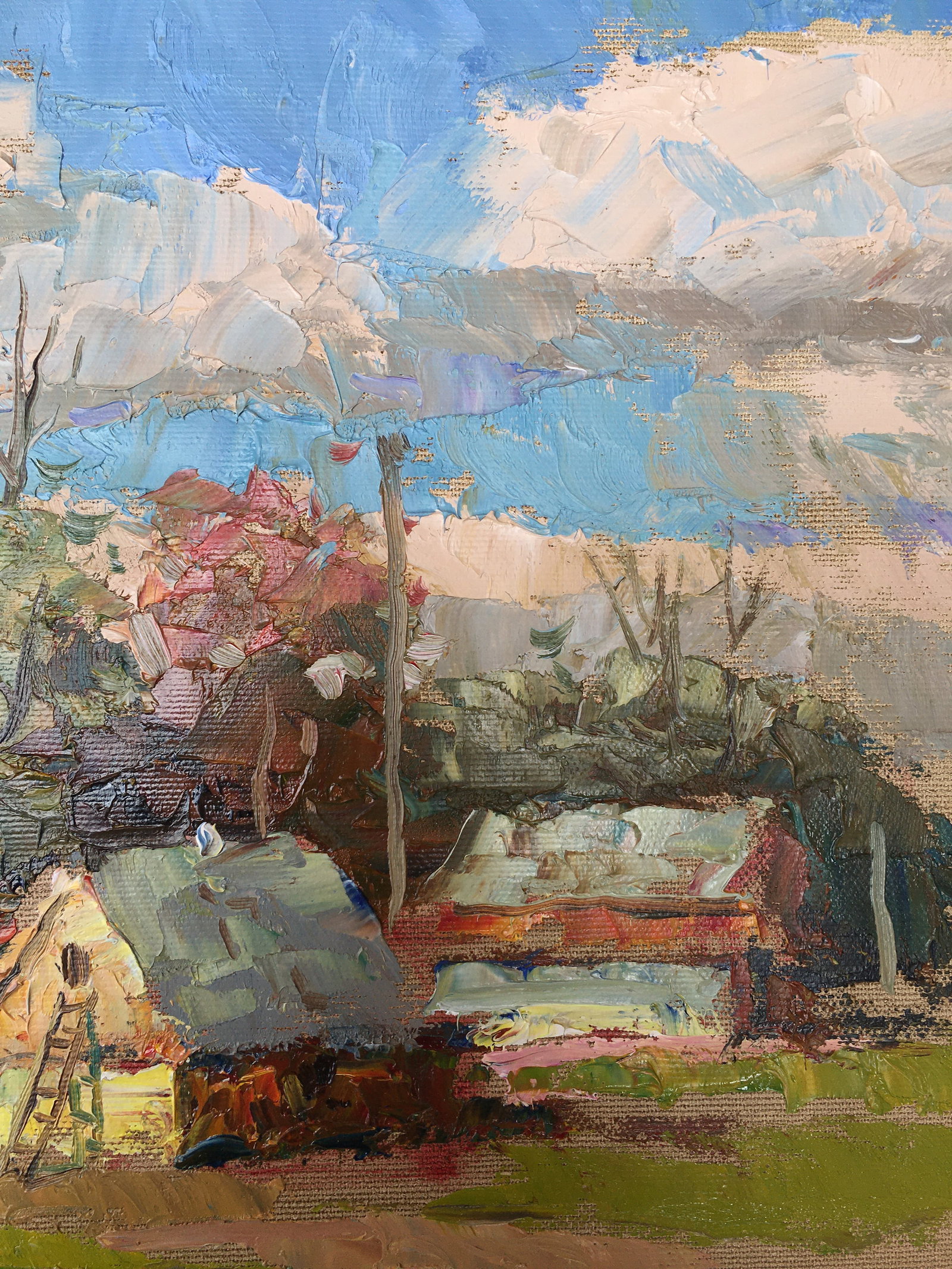 Oil painting Summer afternoon Sergey Ivanovich Animov - 8