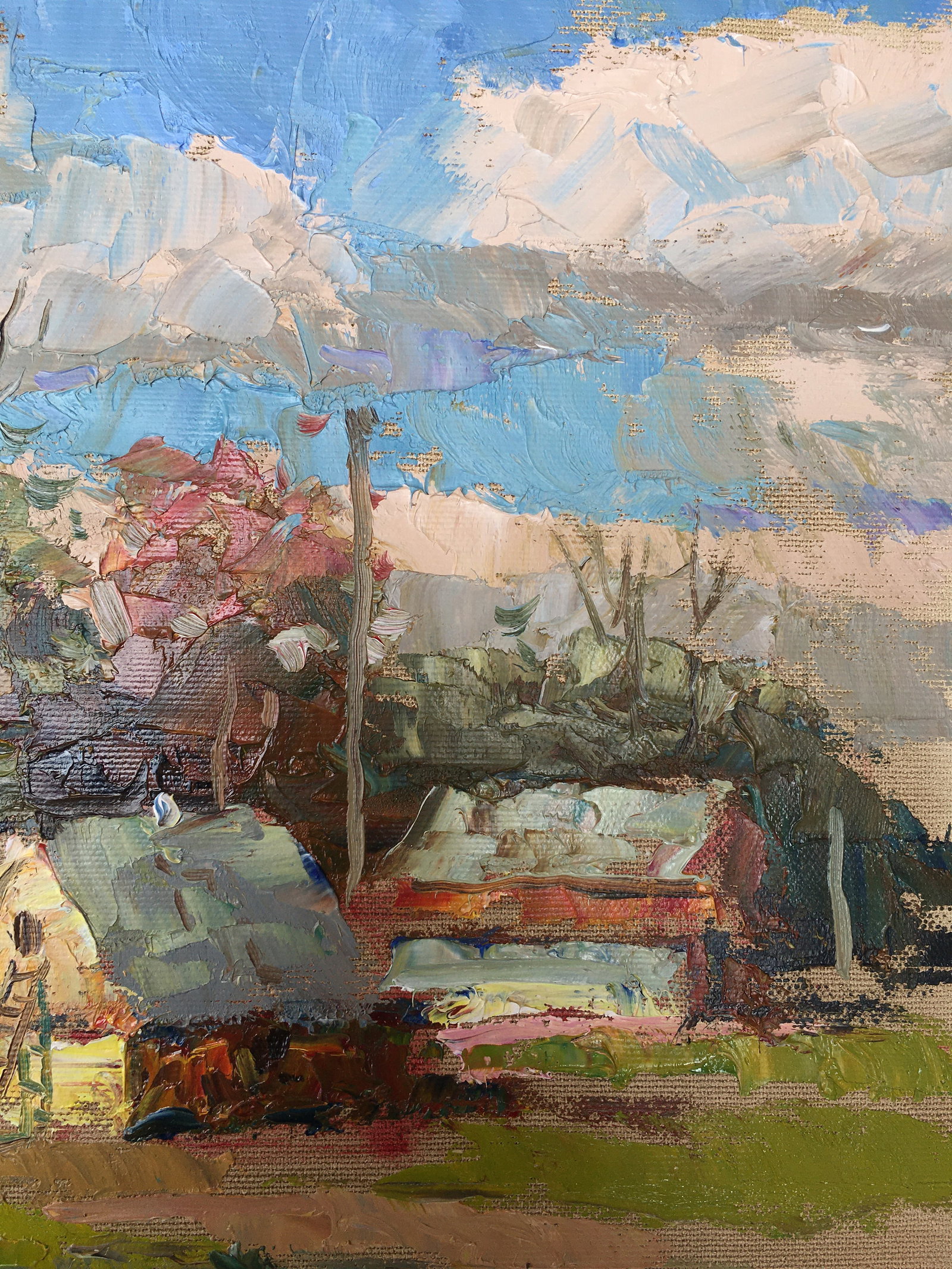 Oil painting Summer afternoon Sergey Ivanovich Animov - 9