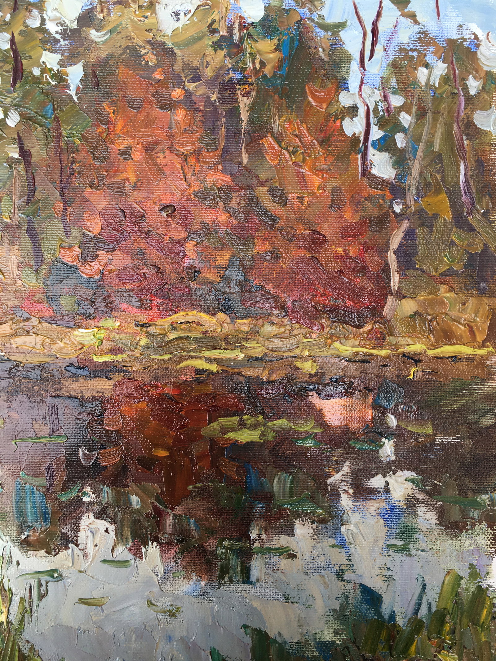 Oil painting Autumn forest Sergey Ivanovich Animov - 10