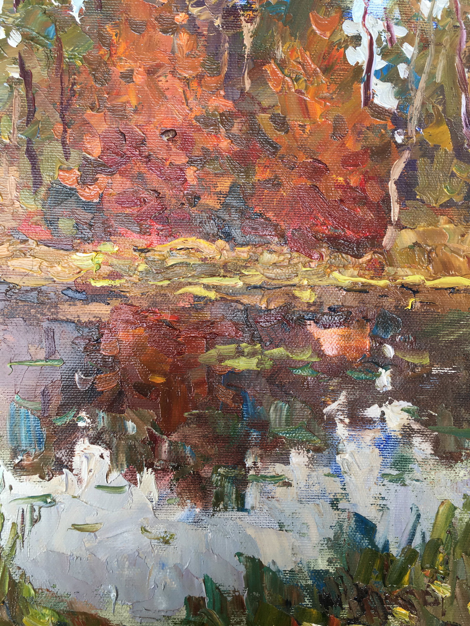 Oil painting Autumn forest Sergey Ivanovich Animov - 11