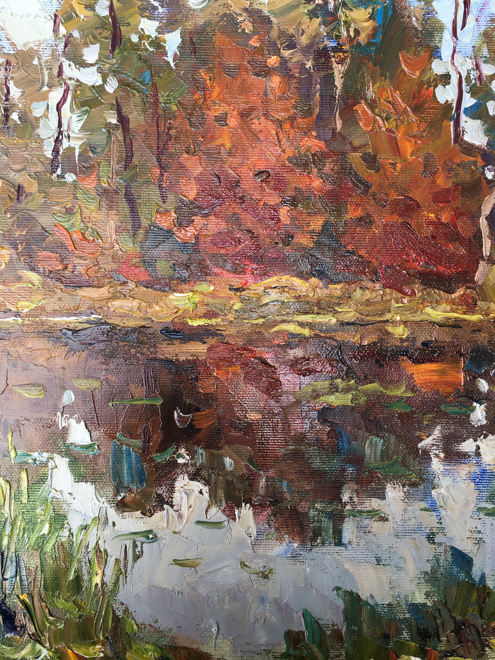 Oil painting Autumn forest Sergey Ivanovich Animov - 8