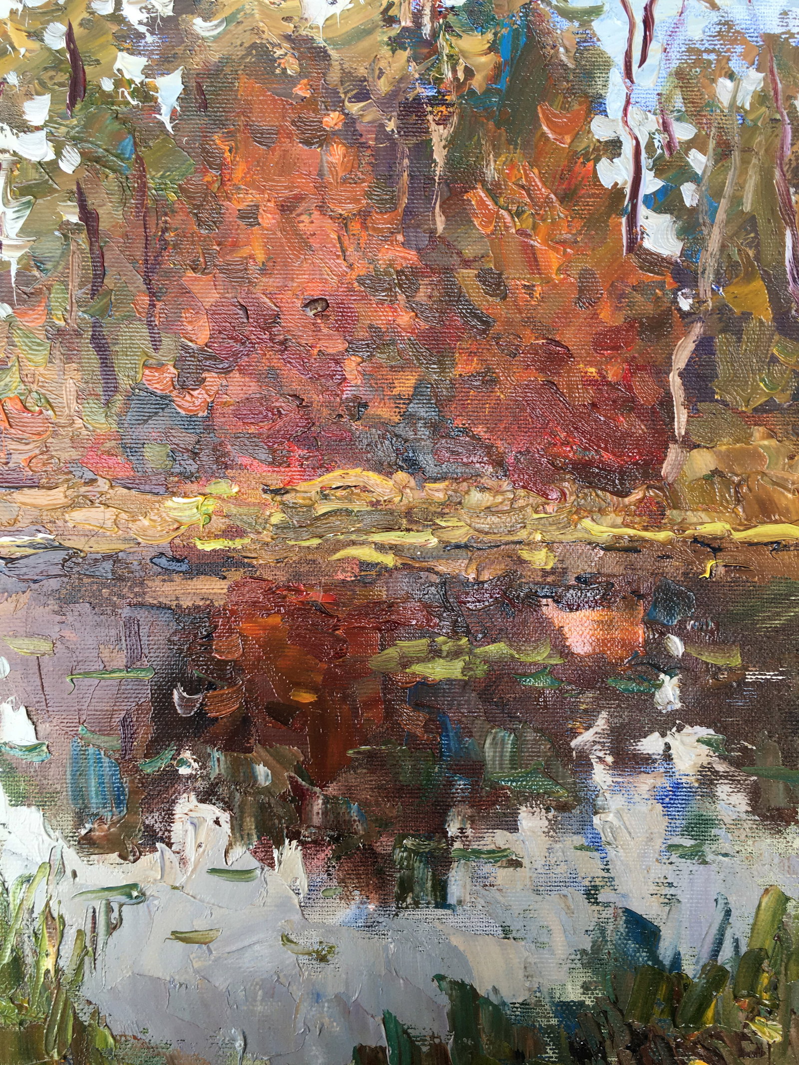 Oil painting Autumn forest Sergey Ivanovich Animov - 9