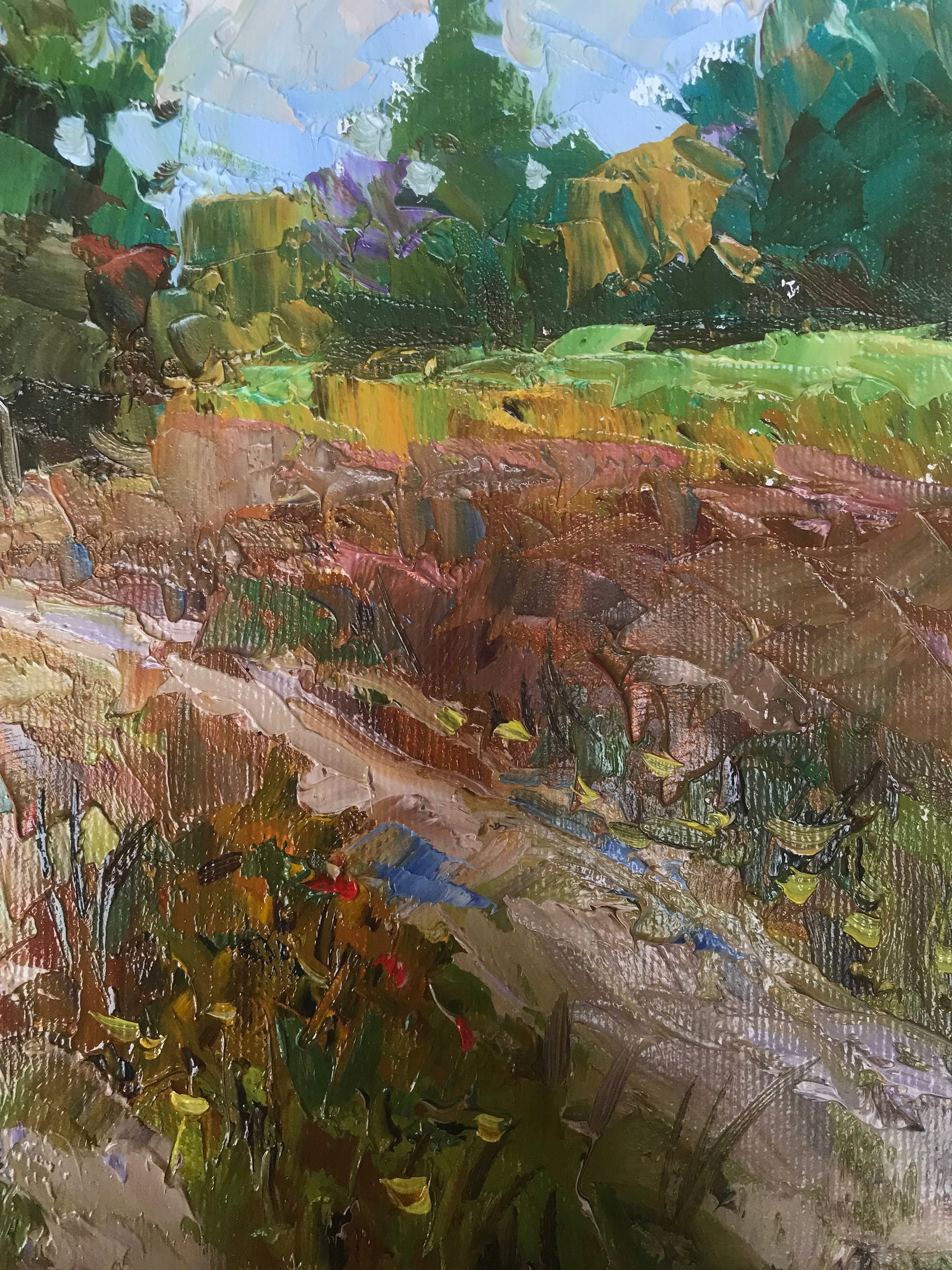 Oil painting Forest Glade Sergey Ivanovich Animov - 10