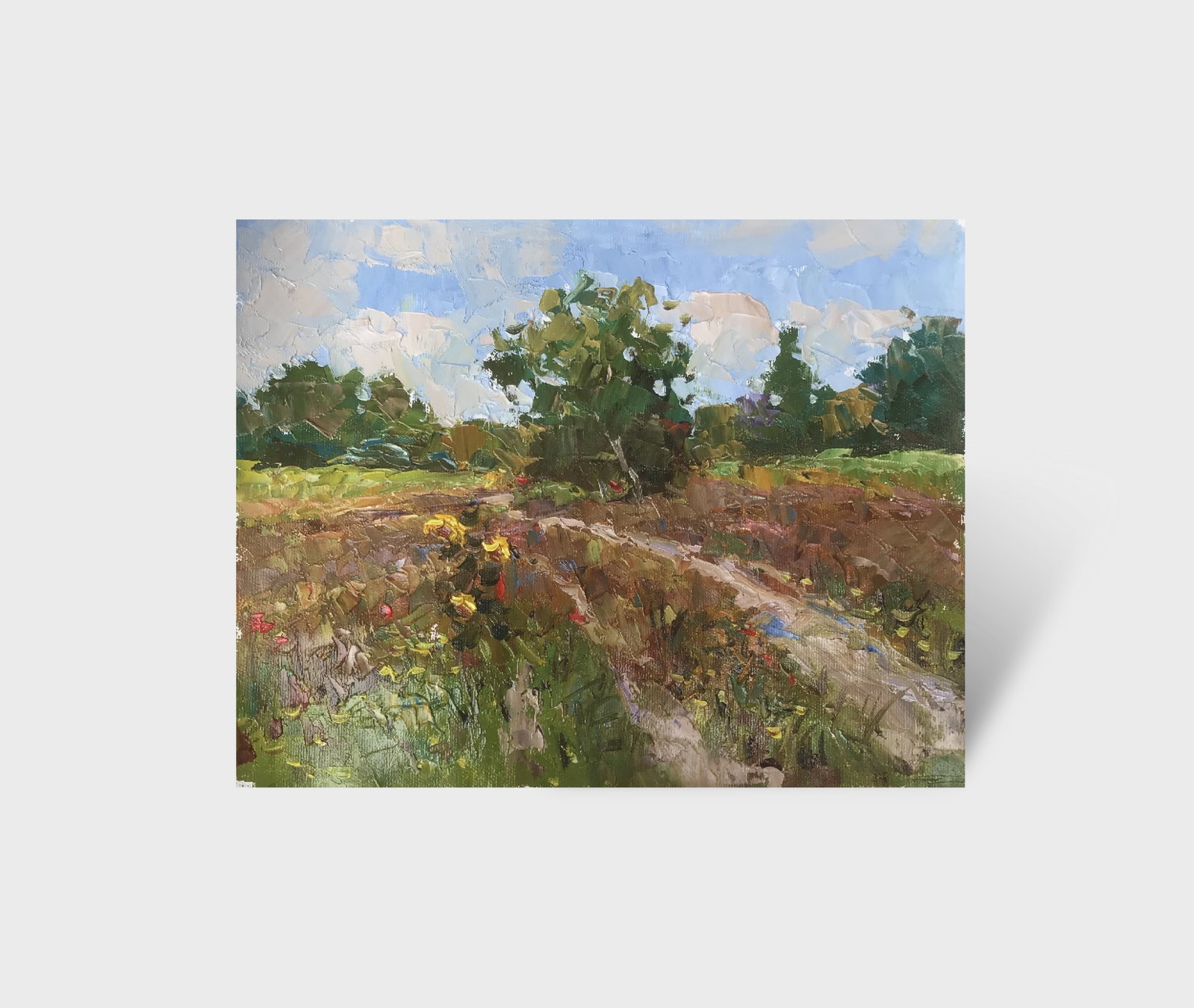 Oil painting Forest Glade Sergey Ivanovich Animov - 11