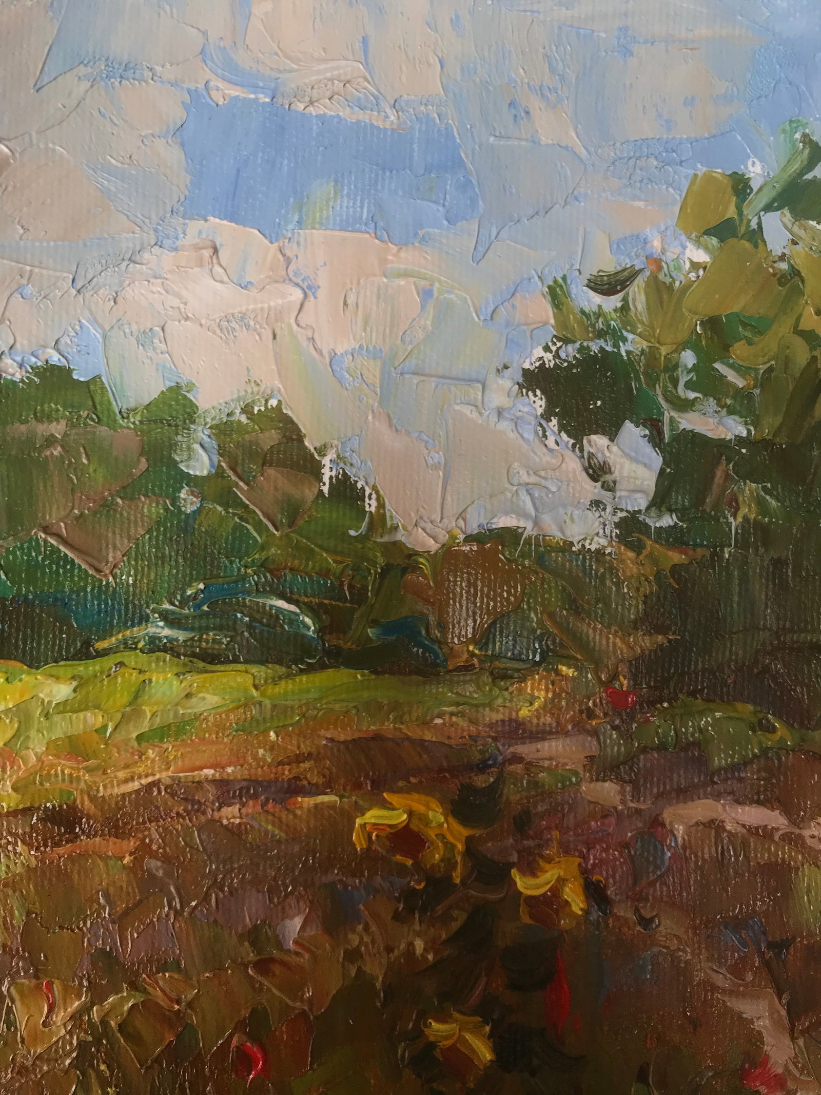 Oil painting Forest Glade Sergey Ivanovich Animov - 3