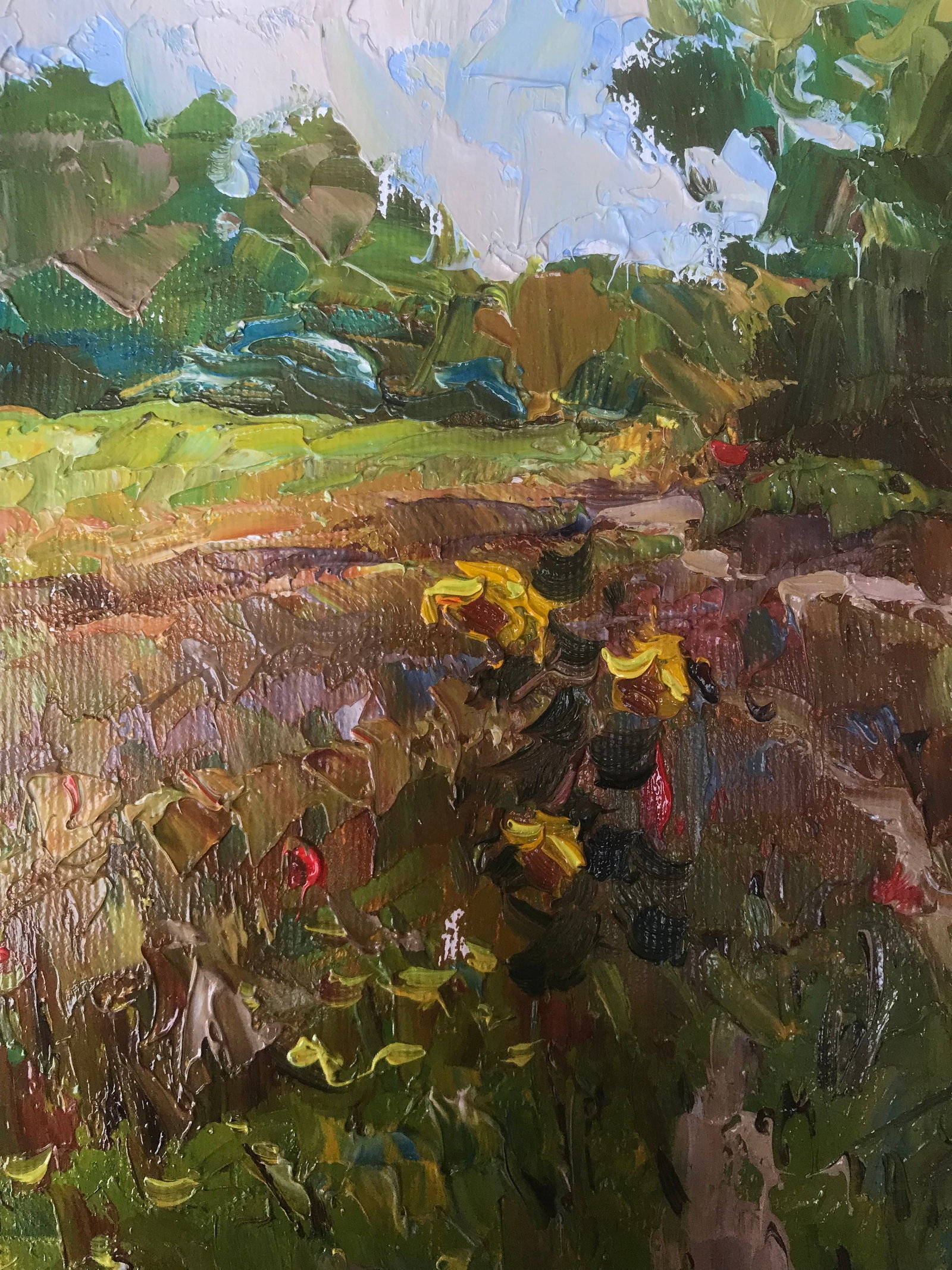 Oil painting Forest Glade Sergey Ivanovich Animov - 4