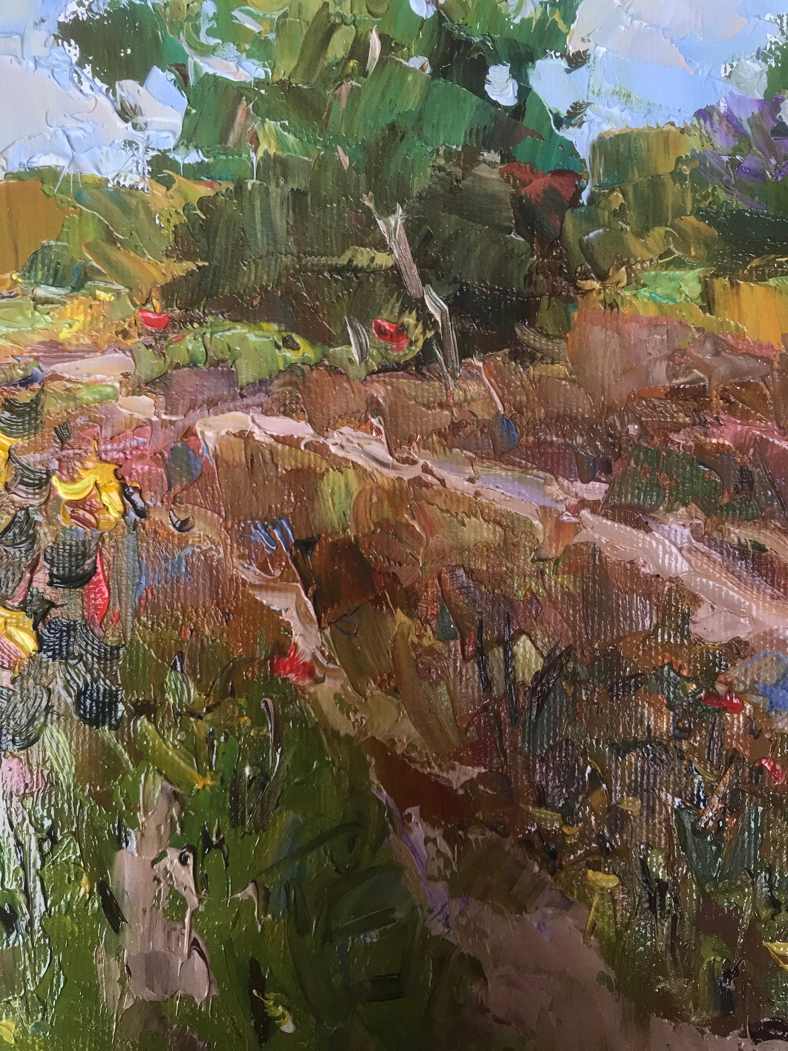Oil painting Forest Glade Sergey Ivanovich Animov - 6