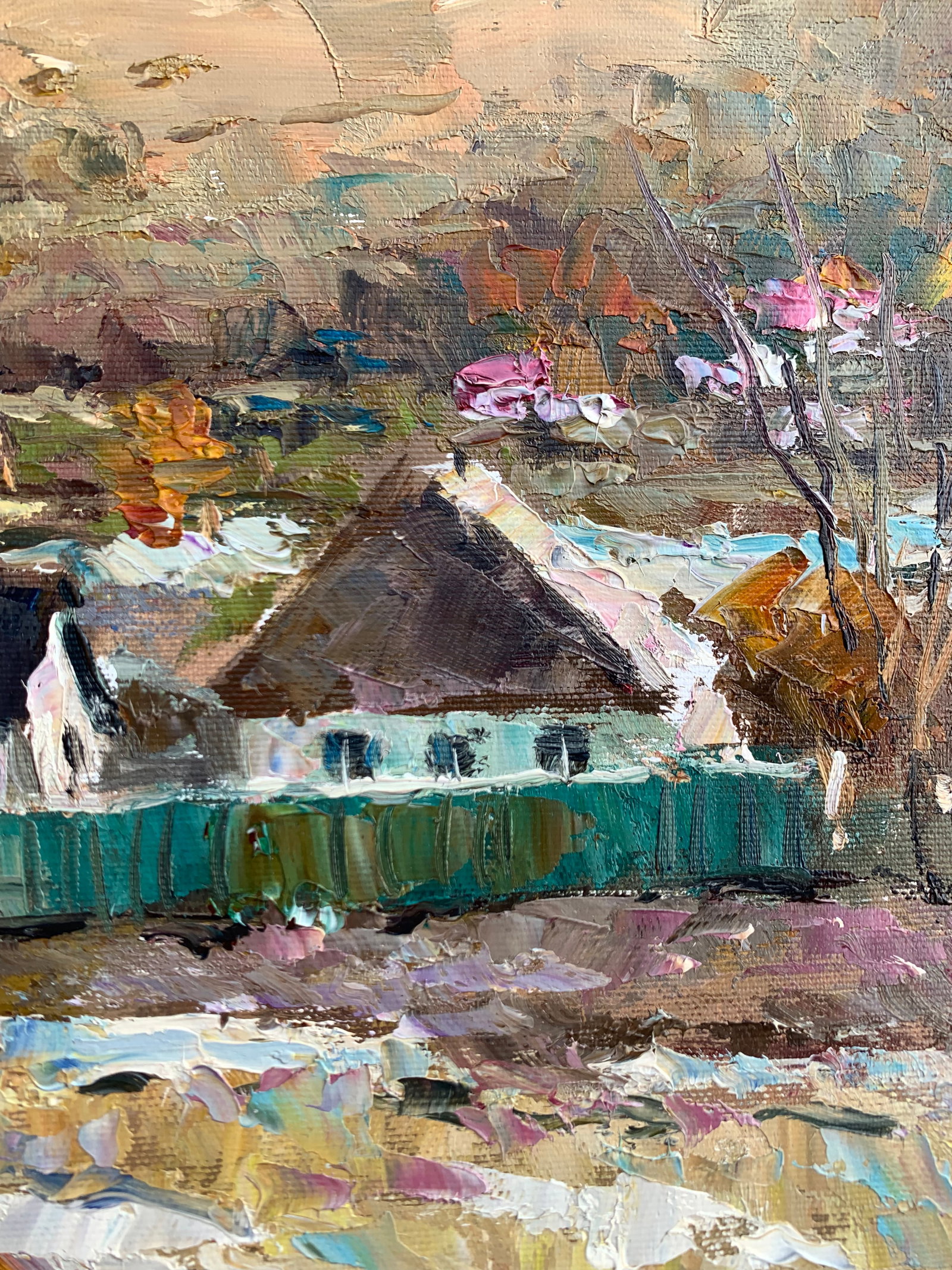 Oil painting Cold day Sergey Ivanovich Animov - 10
