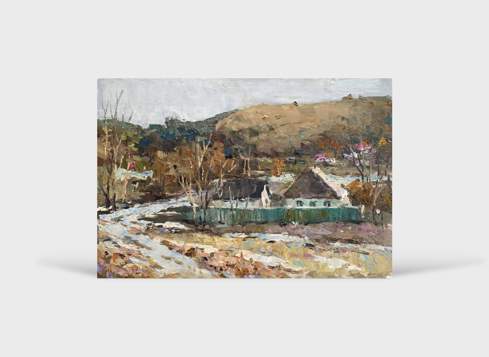 Oil painting Cold day Sergey Ivanovich Animov - 11