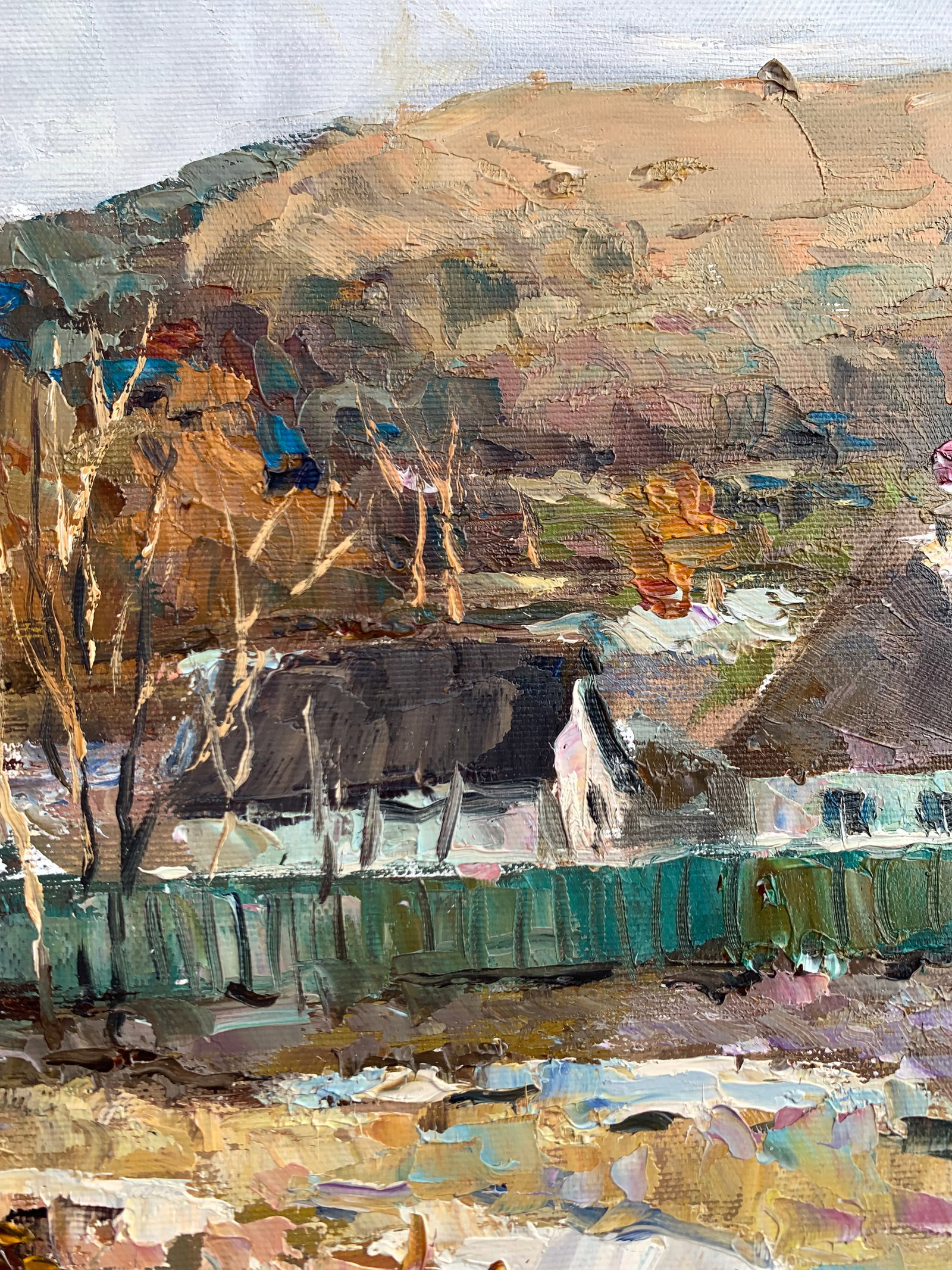Oil painting Cold day Sergey Ivanovich Animov - 5