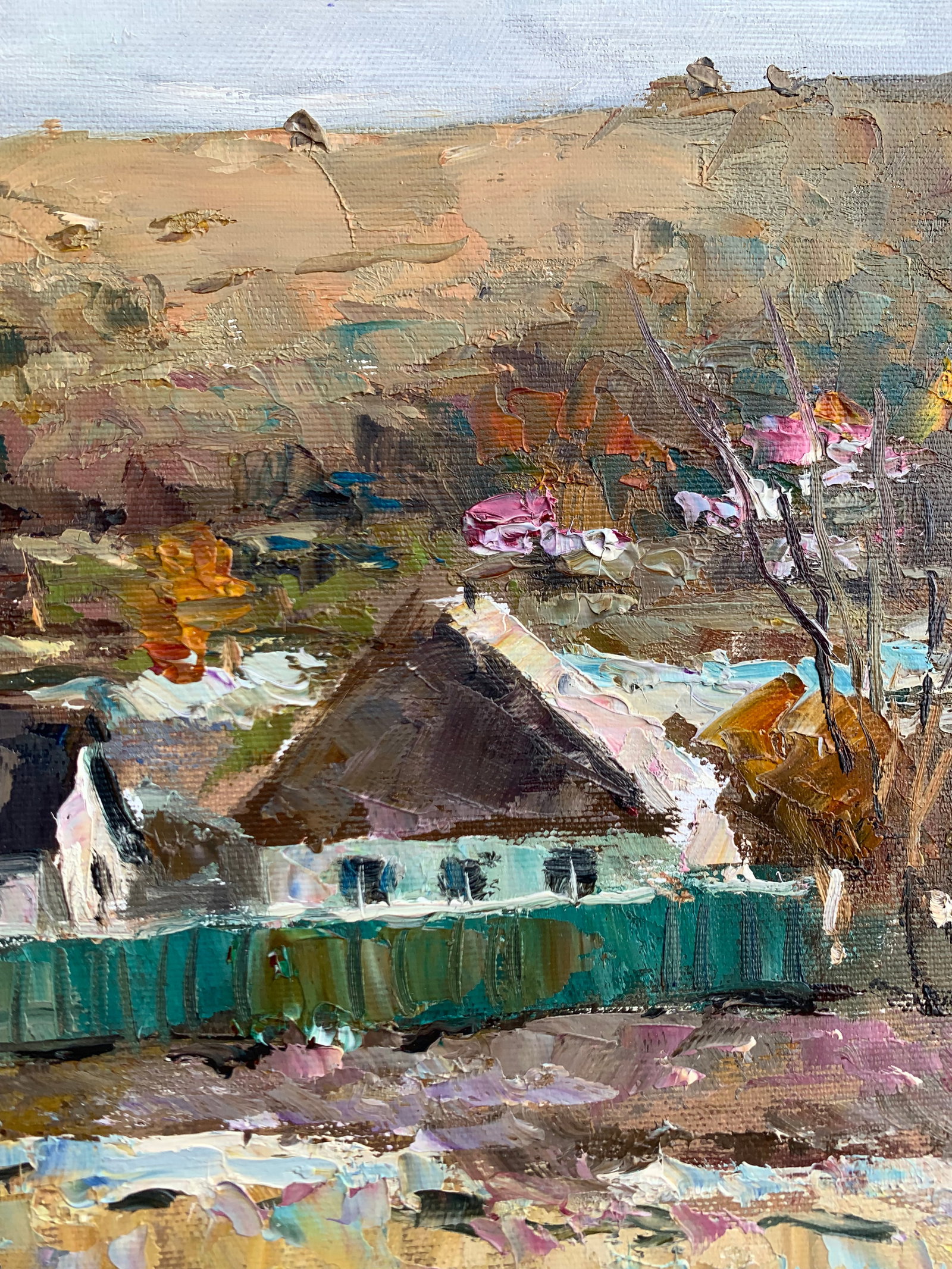 Oil painting Cold day Sergey Ivanovich Animov - 8