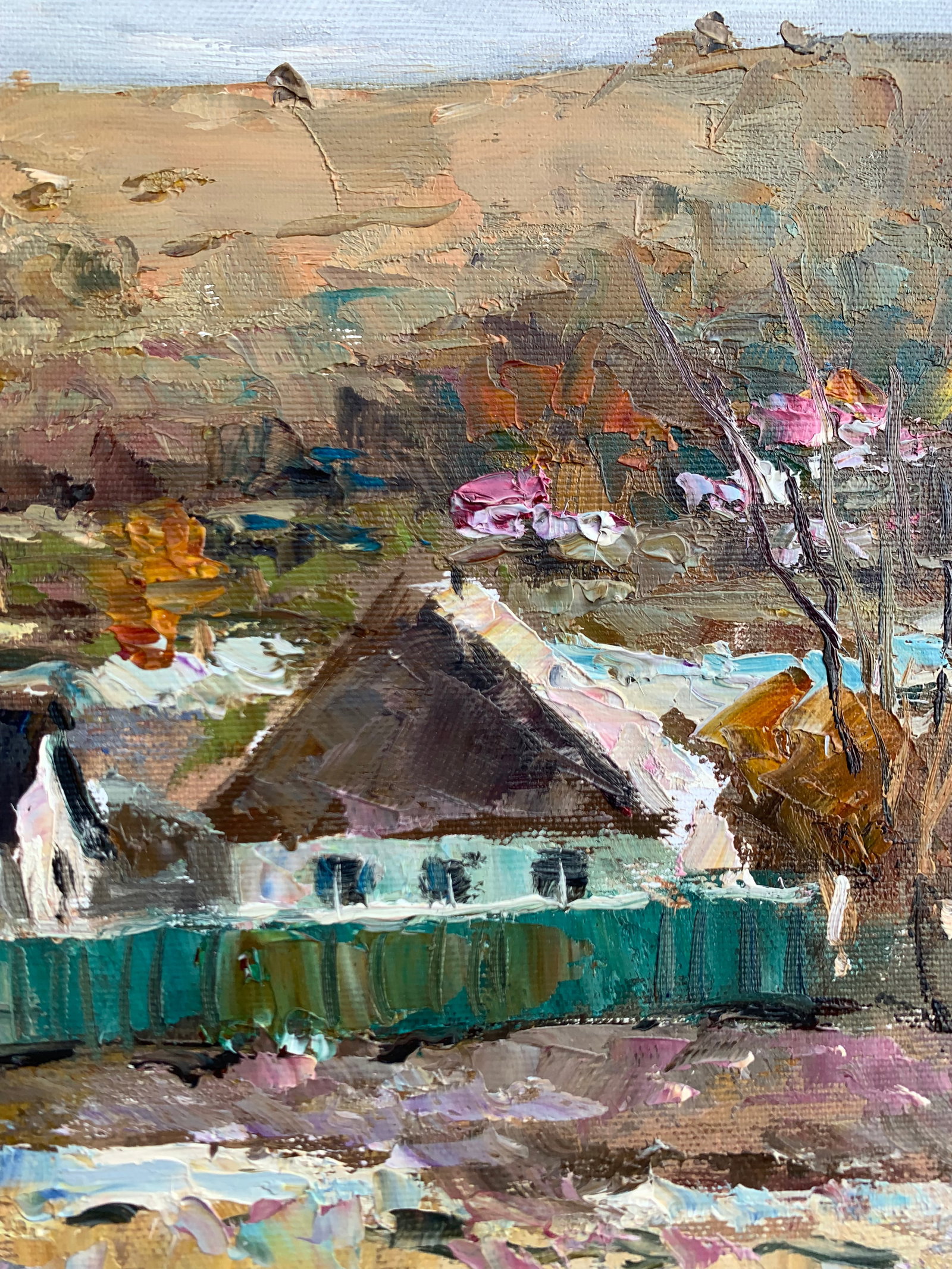 Oil painting Cold day Sergey Ivanovich Animov - 9