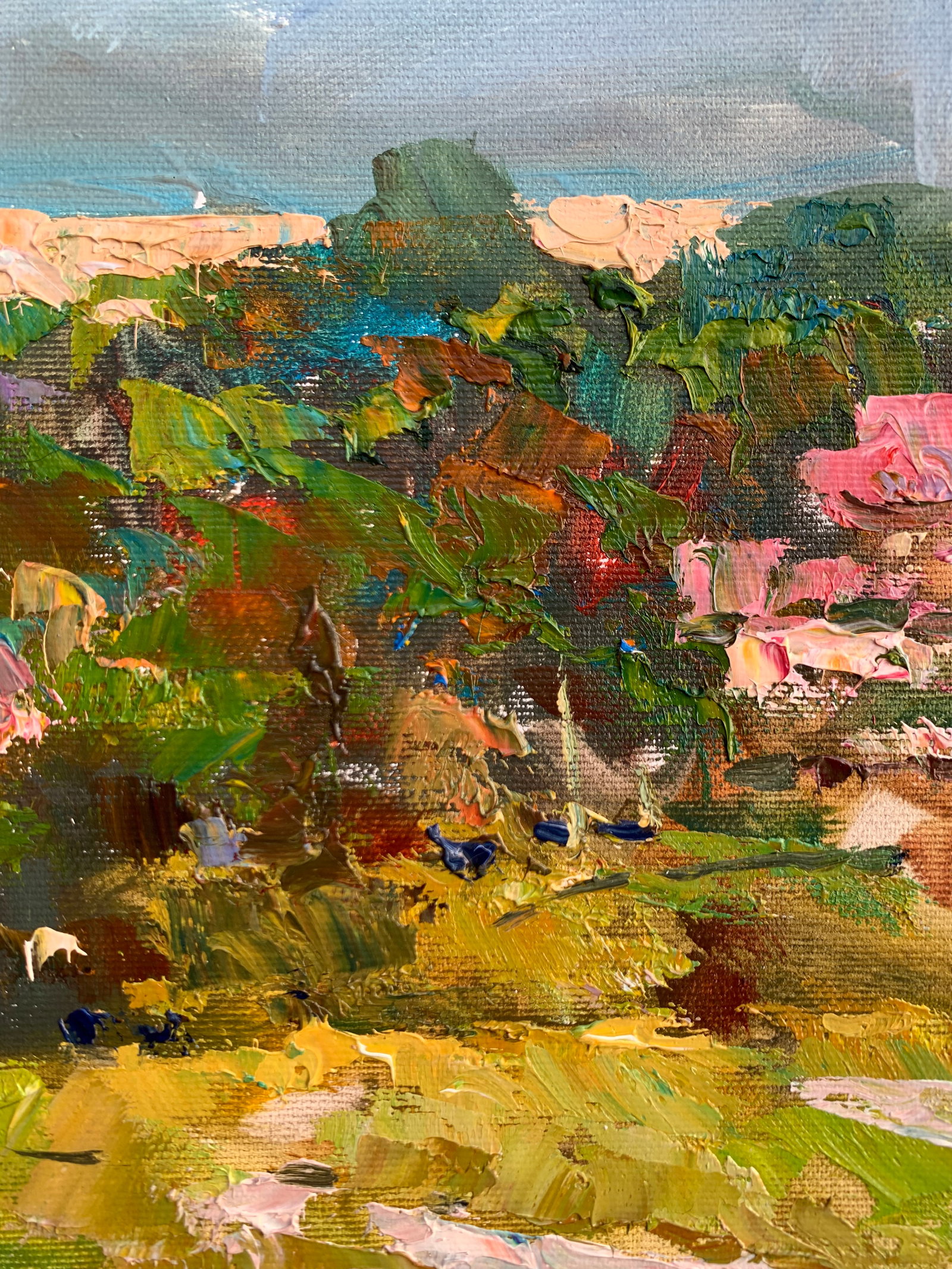Oil painting Country meadow Sergey Ivanovich Animov - 10