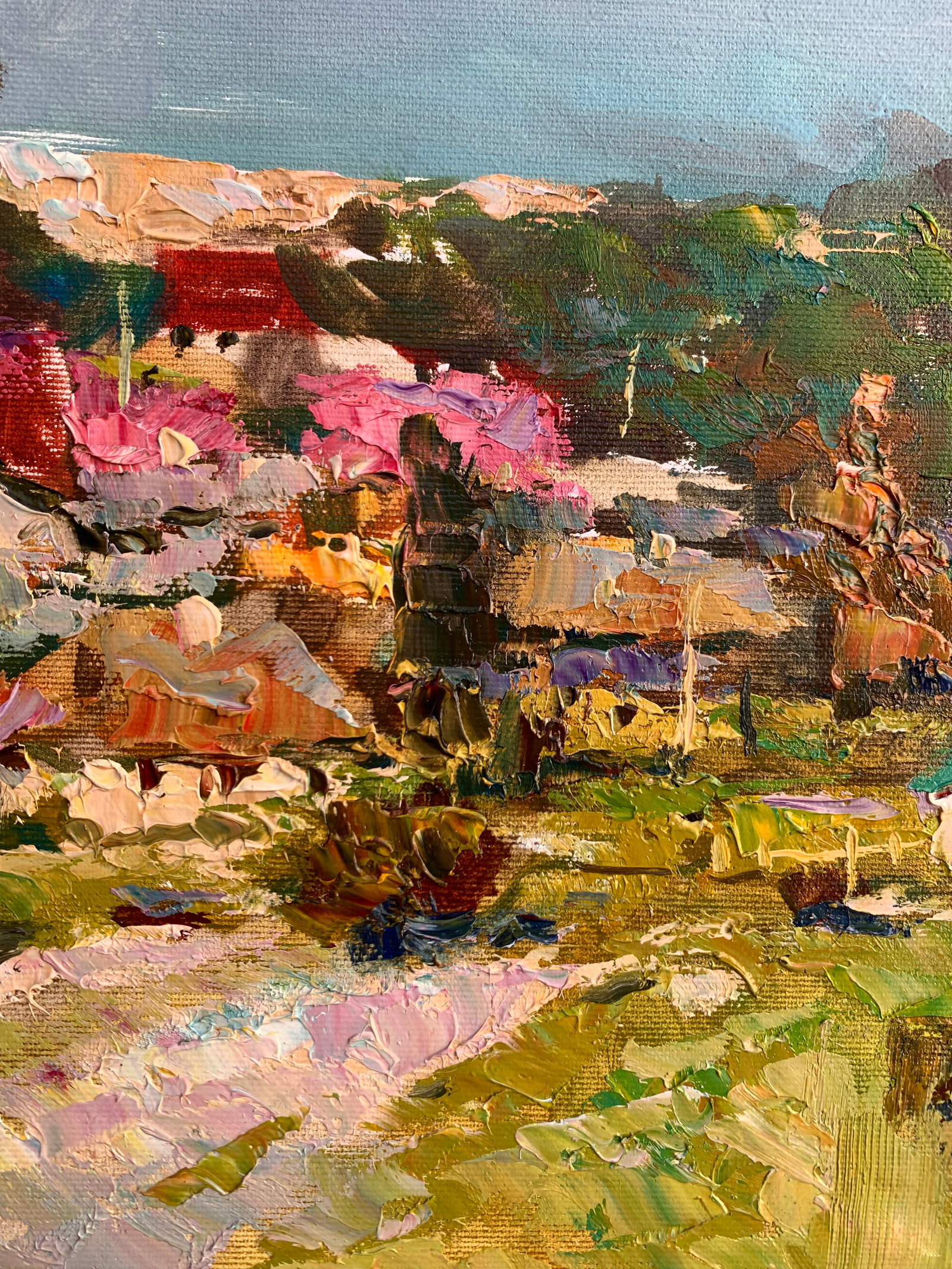 Oil painting Country meadow Sergey Ivanovich Animov - 4