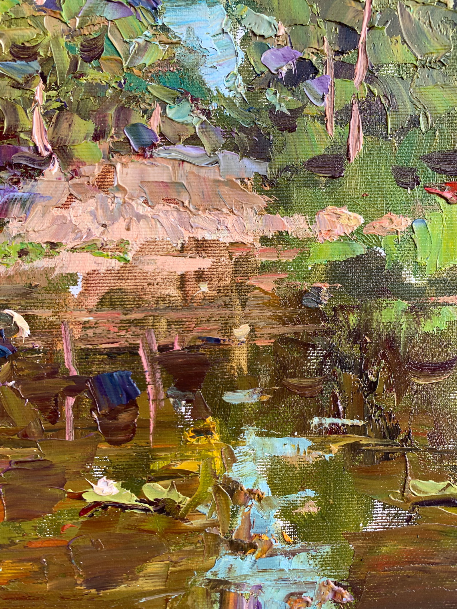 Oil painting Summer fishing Sergey Ivanovich Animov - 10