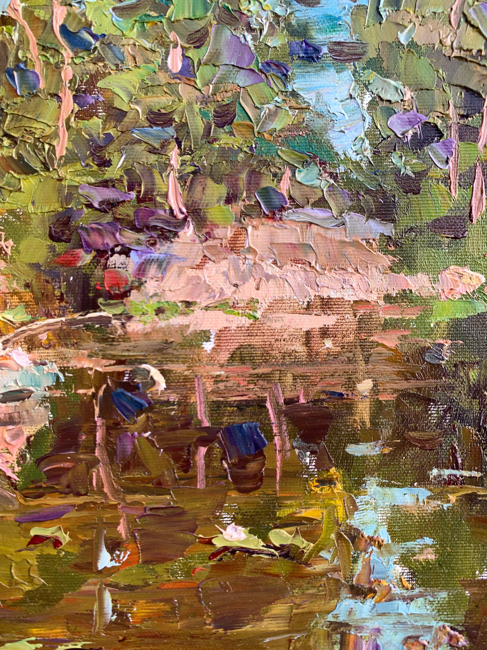 Oil painting Summer fishing Sergey Ivanovich Animov - 7