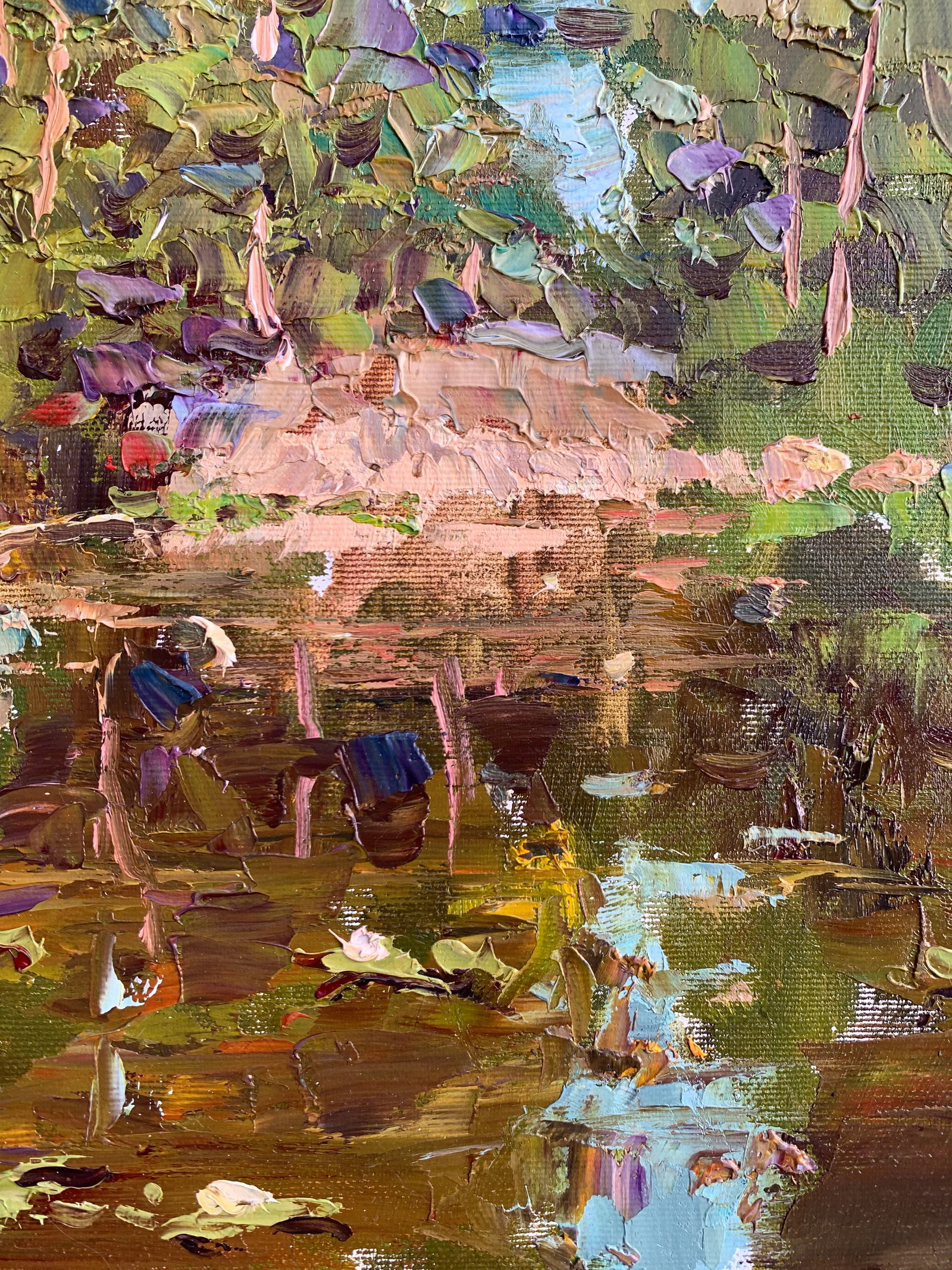 Oil painting Summer fishing Sergey Ivanovich Animov - 9